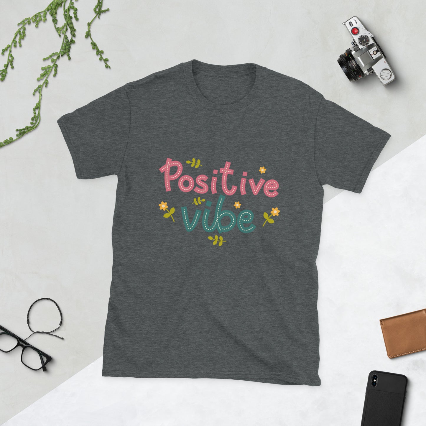 Positive vibe Short-Sleeve Unisex T-Shirt