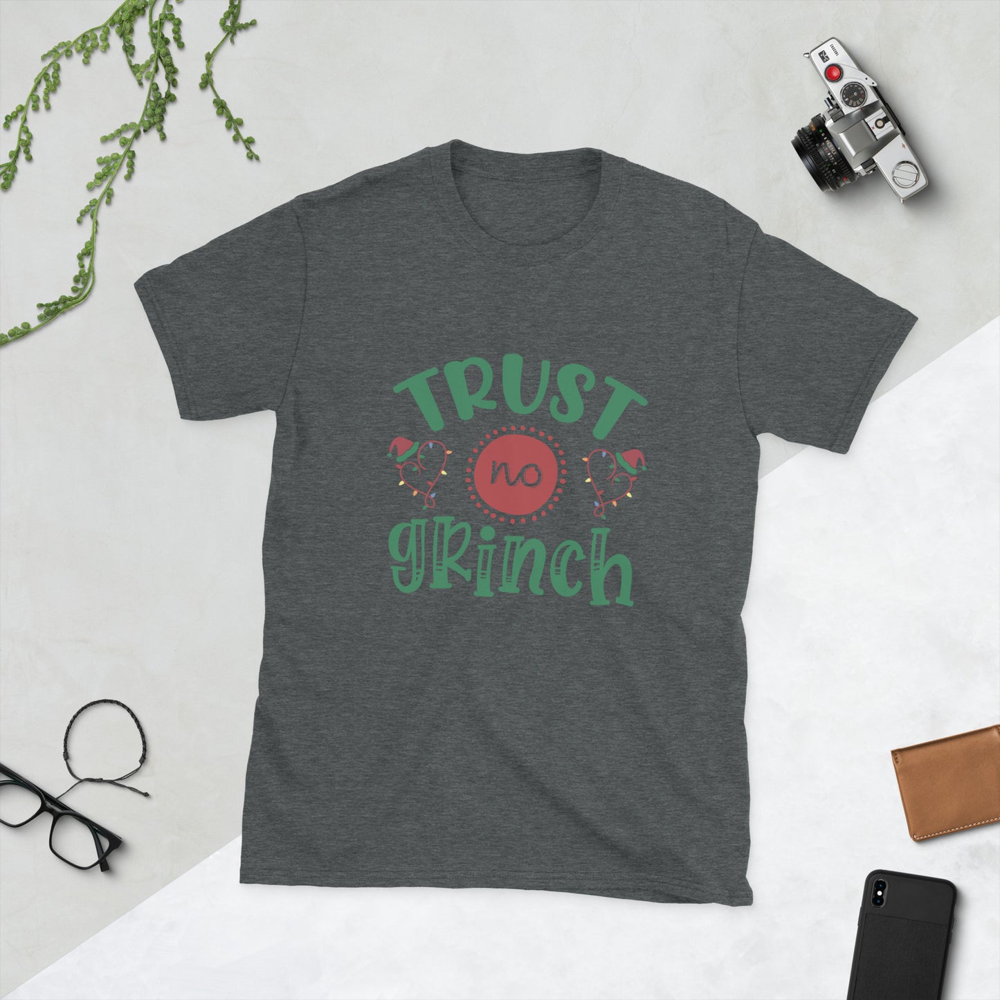 Trust no grinch Short-Sleeve Unisex T-Shirt