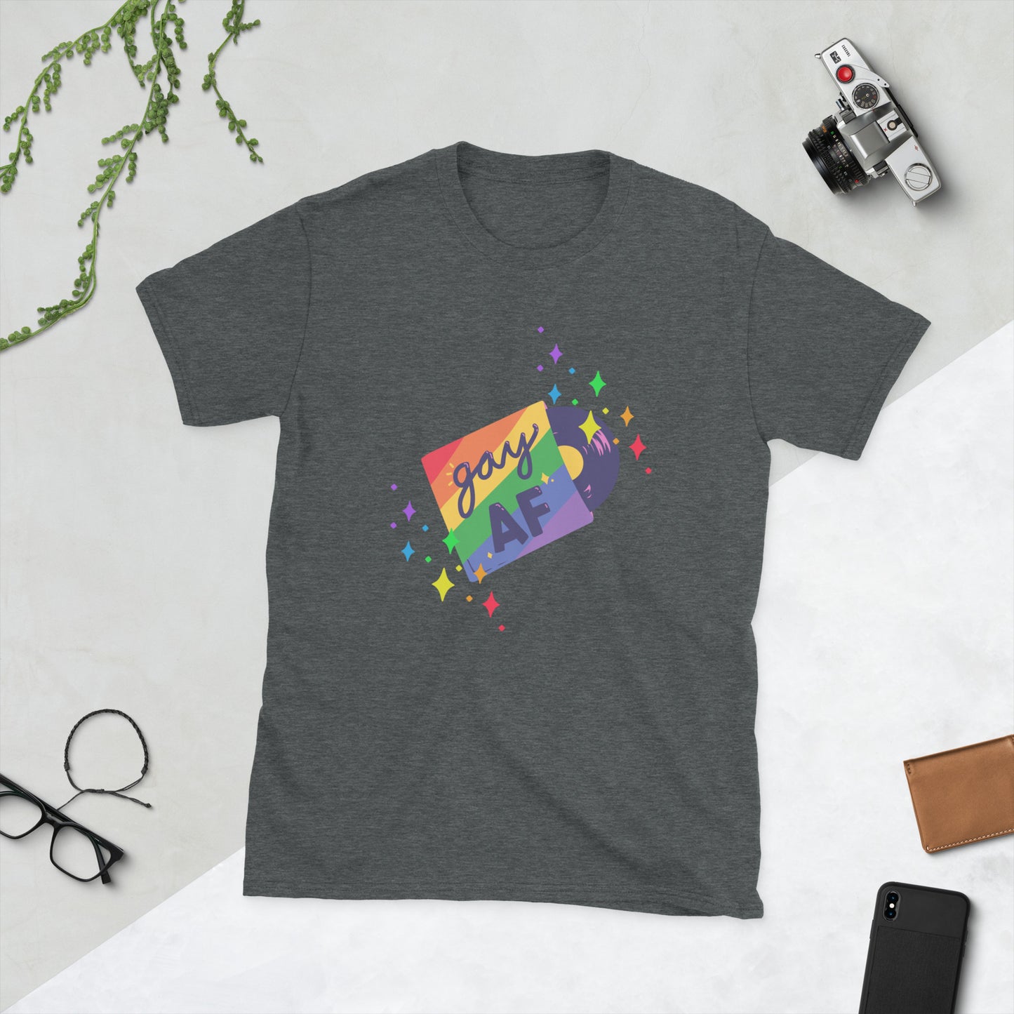 Gay AF Short-Sleeve Unisex T-Shirt