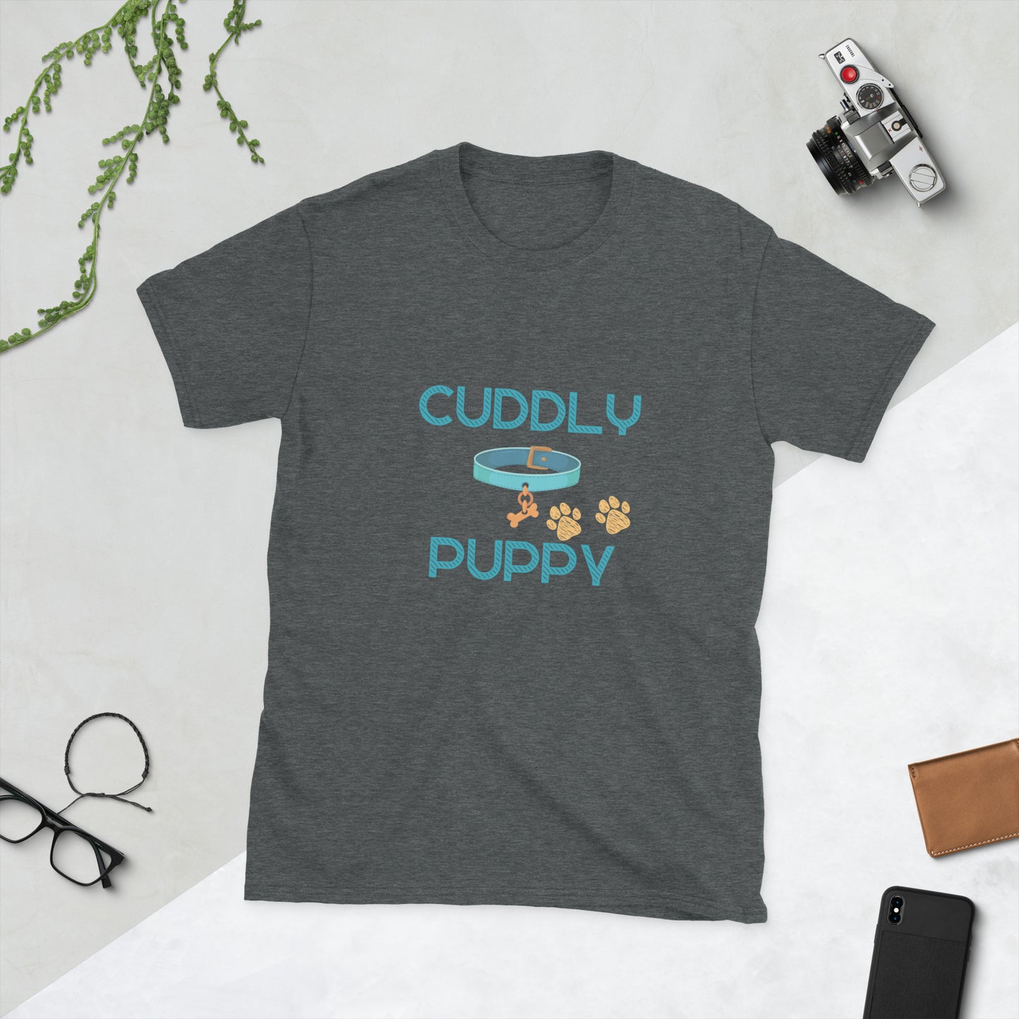 Cuddly puppy Short-Sleeve Unisex T-Shirt