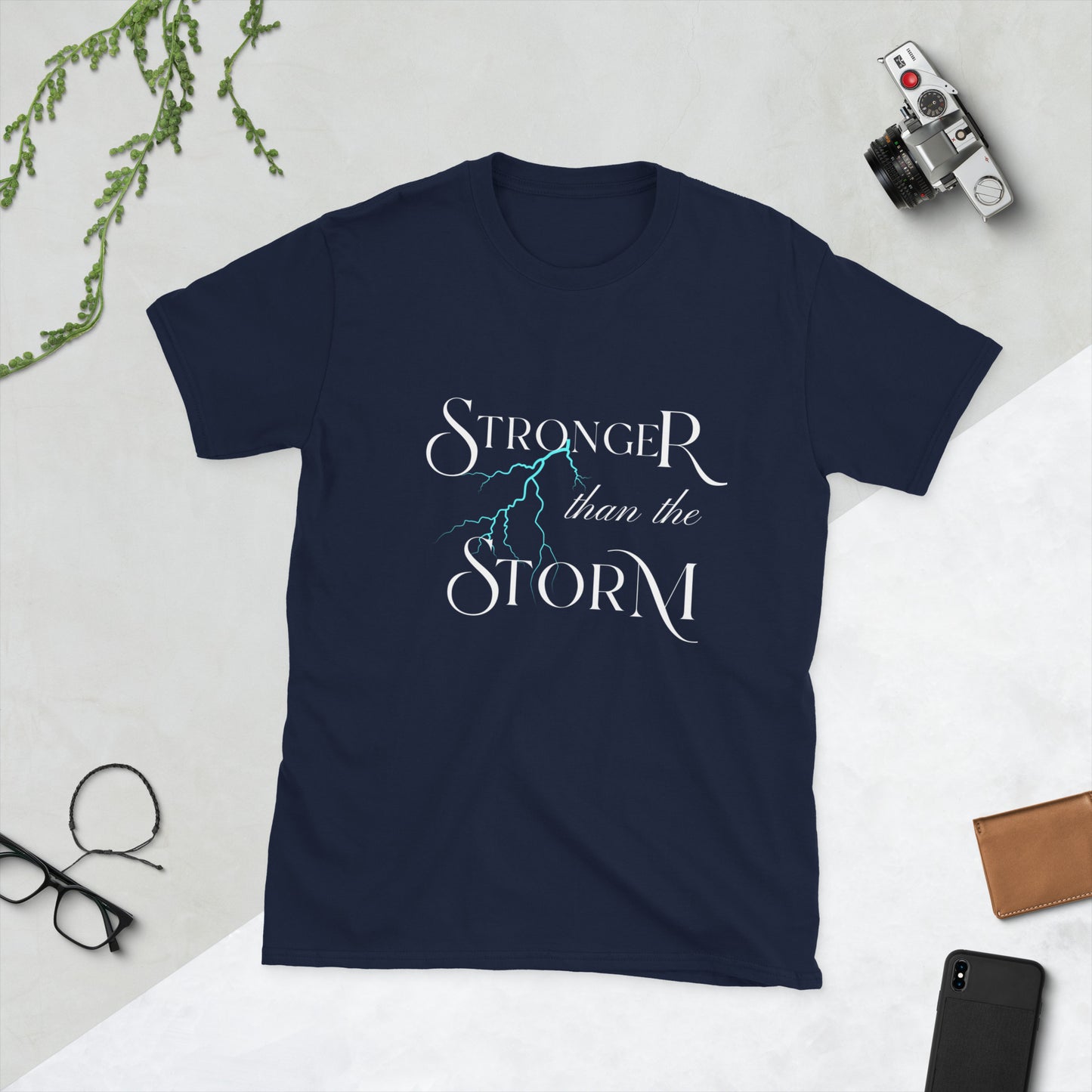Stronger than the storm Short-Sleeve Unisex T-Shirt