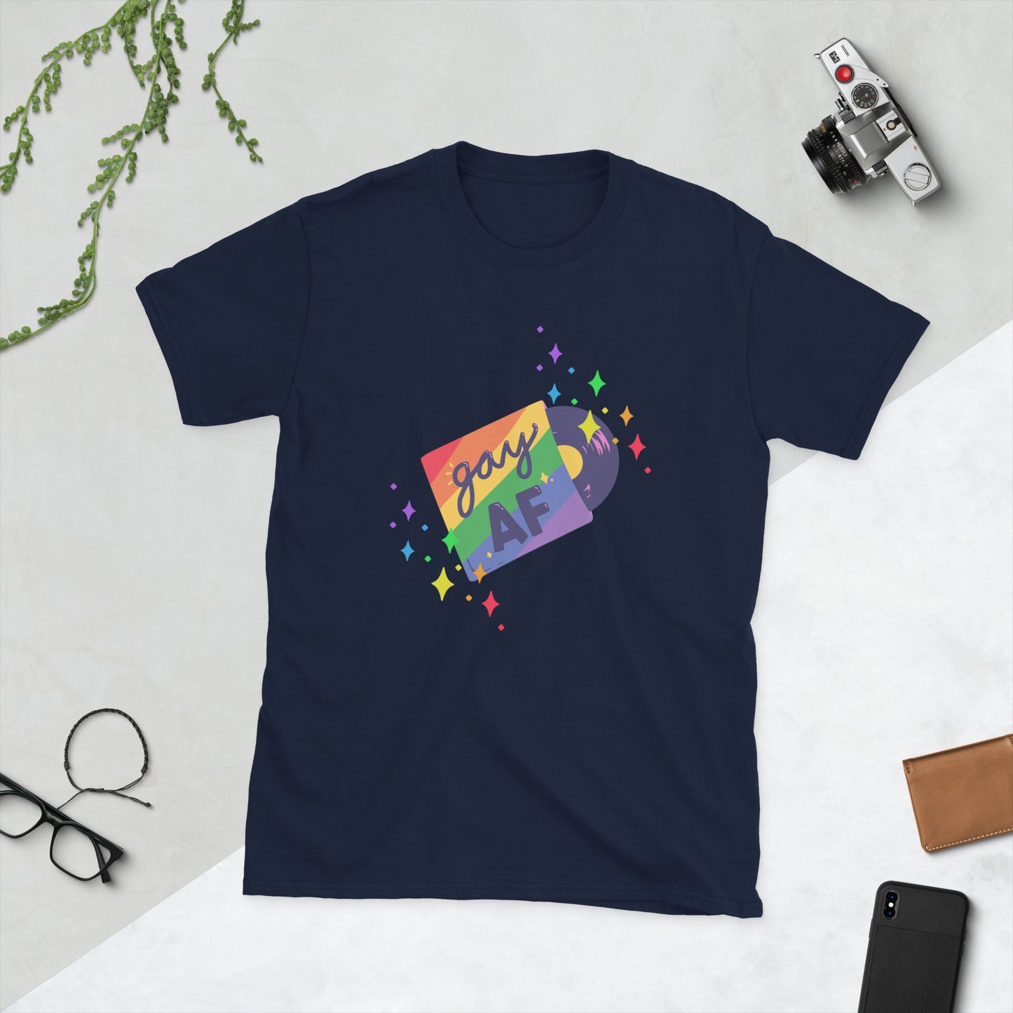 Gay AF Short-Sleeve Unisex T-Shirt