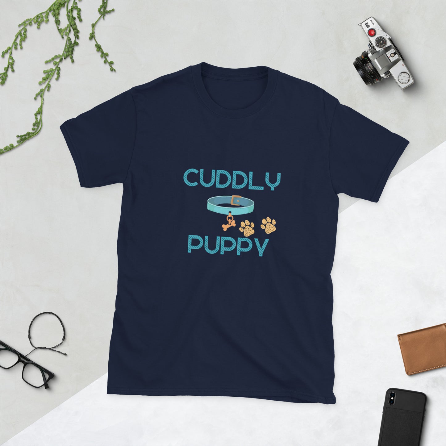 Cuddly puppy Short-Sleeve Unisex T-Shirt