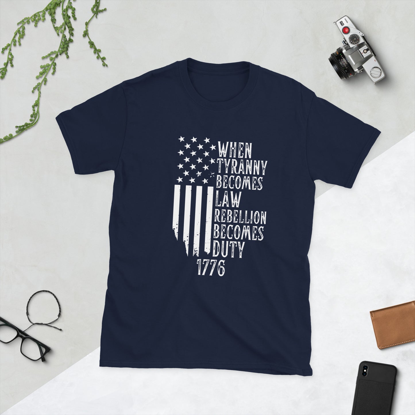 When tyranny becomes law Short-Sleeve Unisex T-Shirt