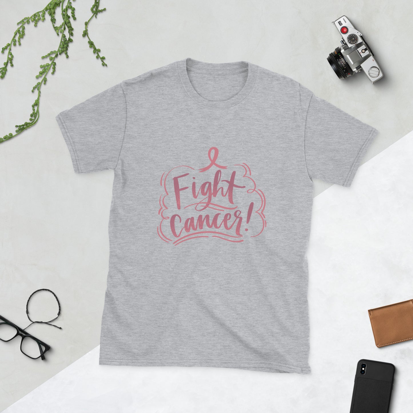 Fight cancer Short-Sleeve Unisex T-Shirt