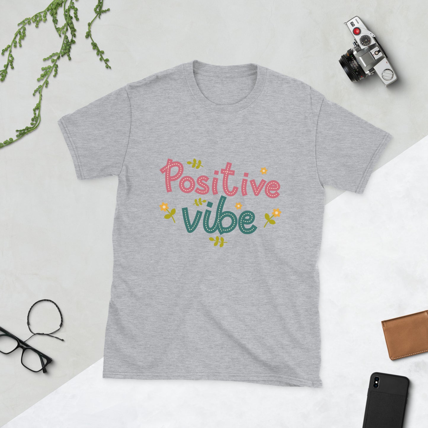 Positive vibe Short-Sleeve Unisex T-Shirt