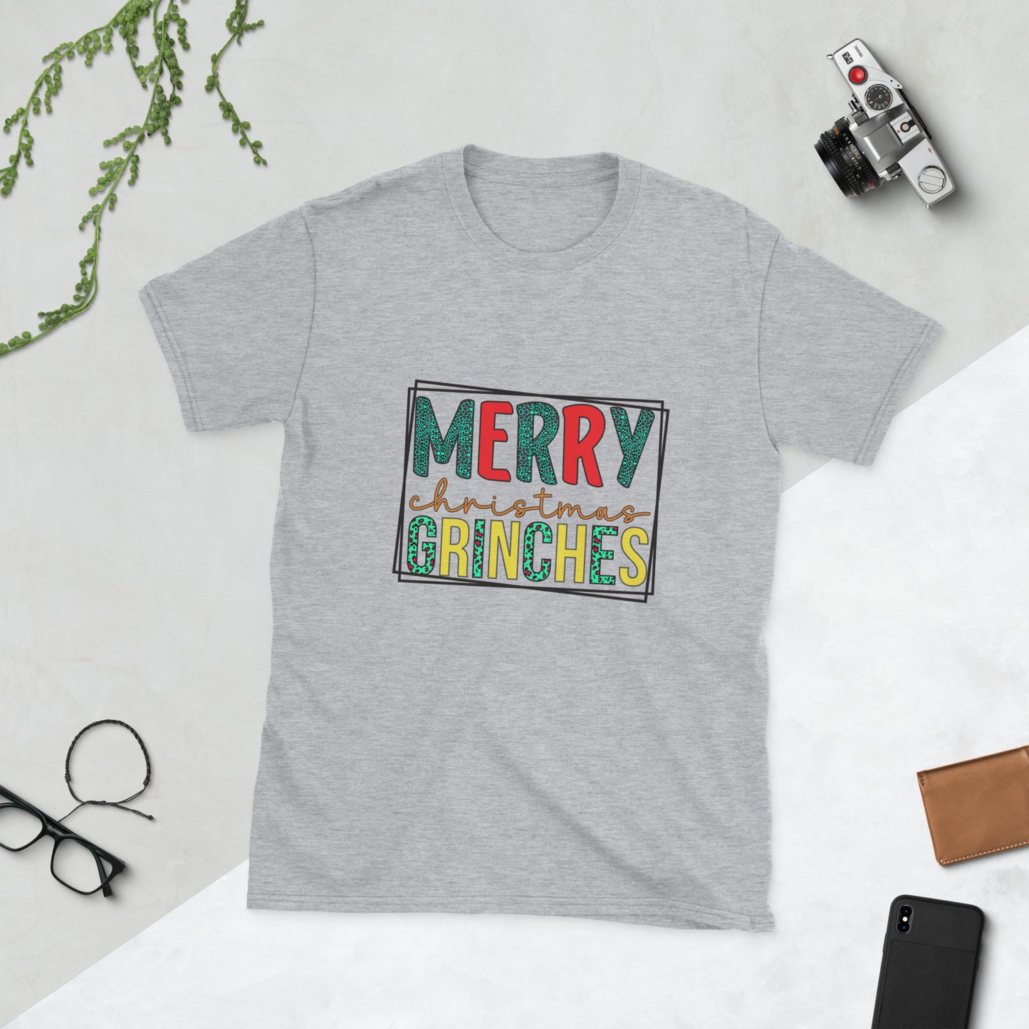 Merry Christmas grinches Short-Sleeve Unisex T-Shirt