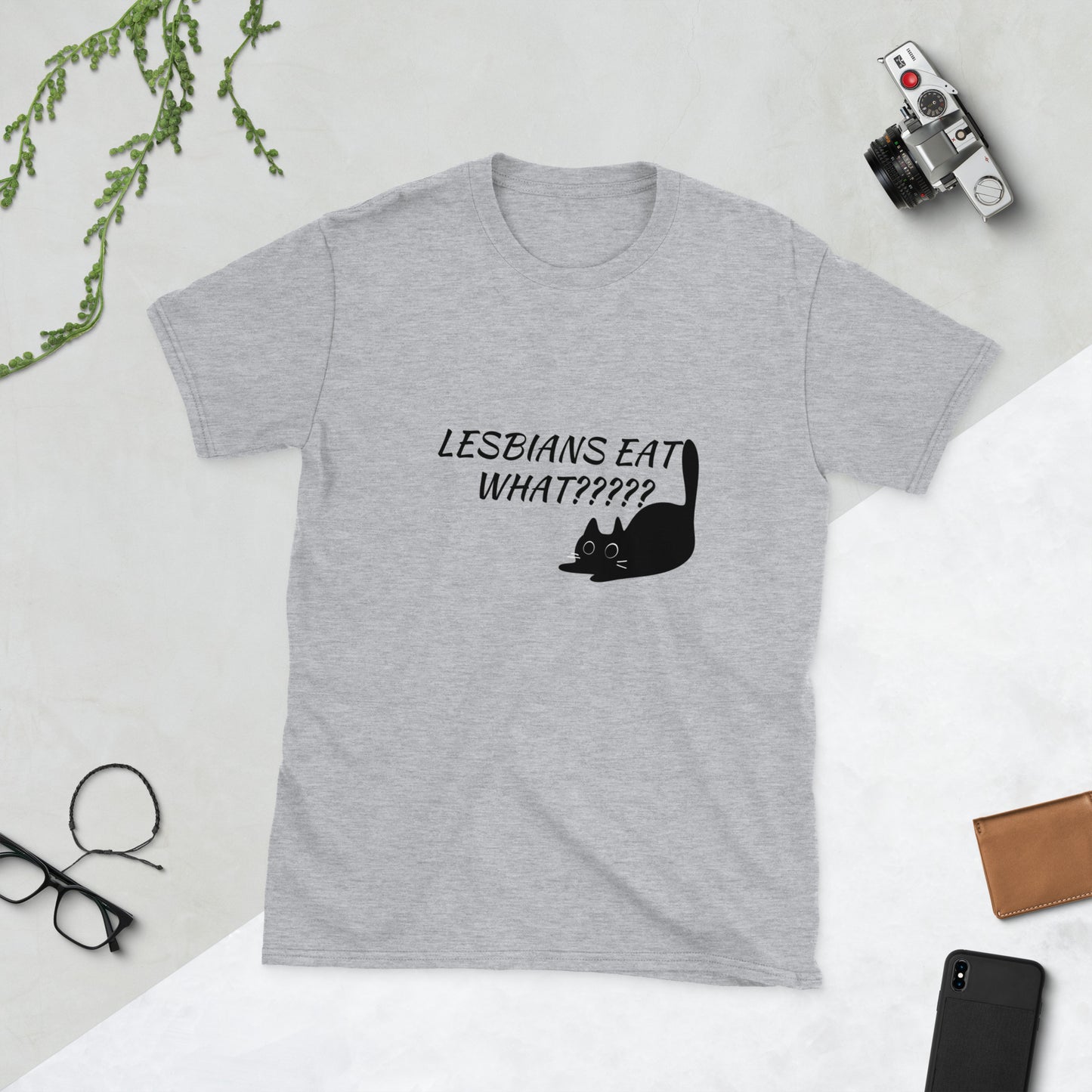 Lesbians eat what? Short-Sleeve Unisex T-Shirt