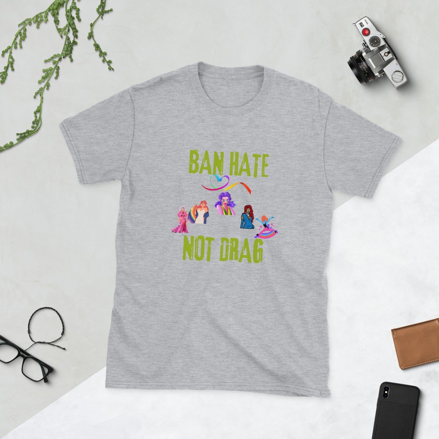 Ban hate Short-Sleeve Unisex T-Shirt
