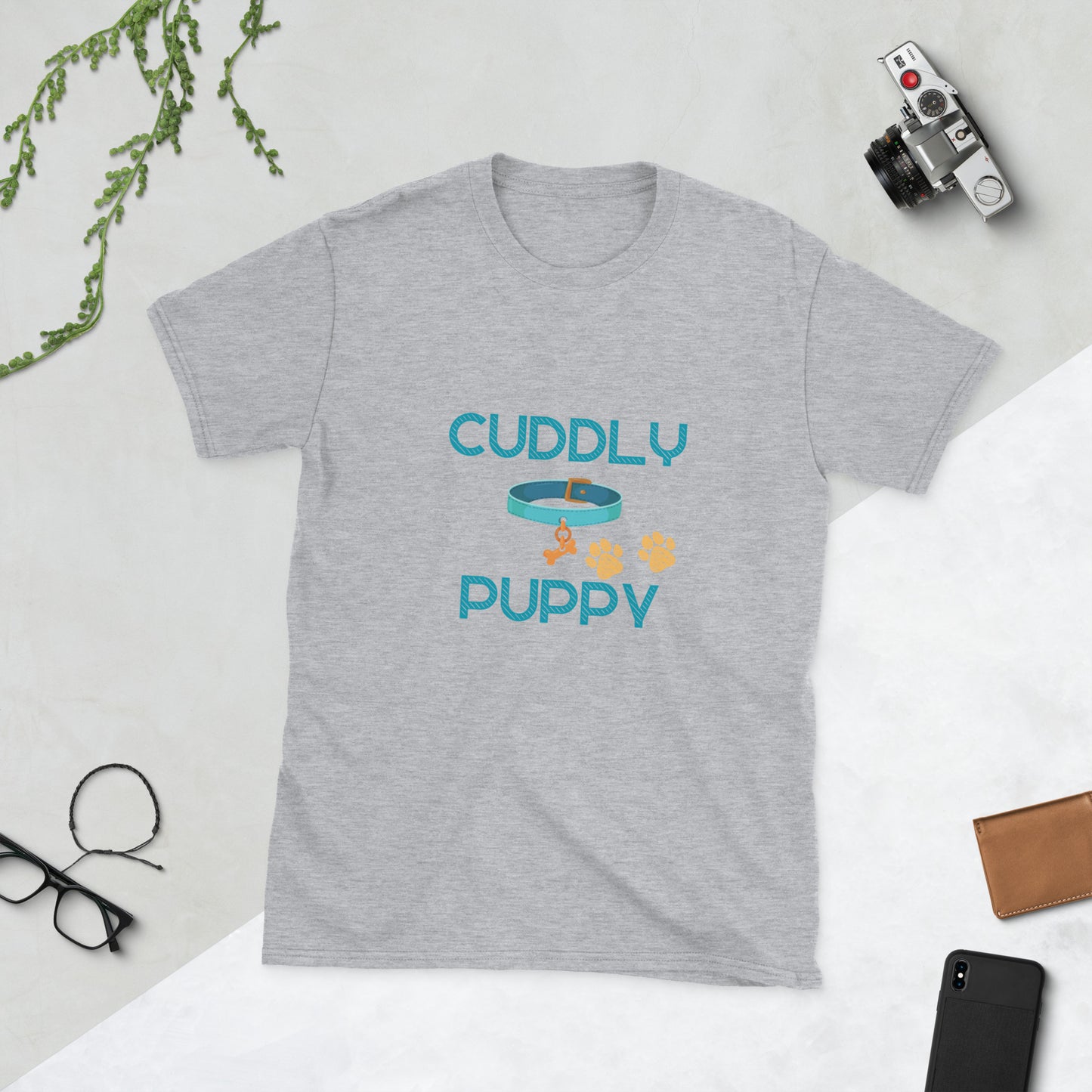 Cuddly puppy Short-Sleeve Unisex T-Shirt