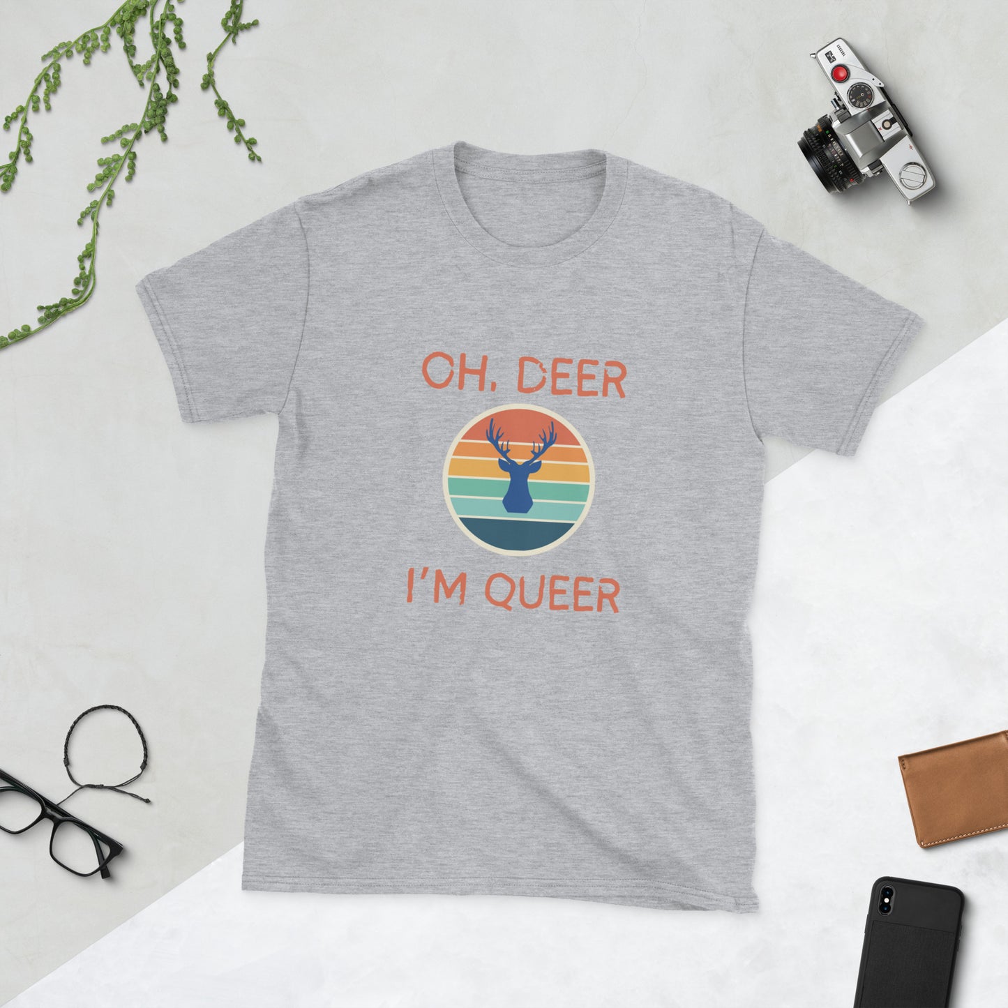 Oh deer Short-Sleeve Unisex T-Shirt