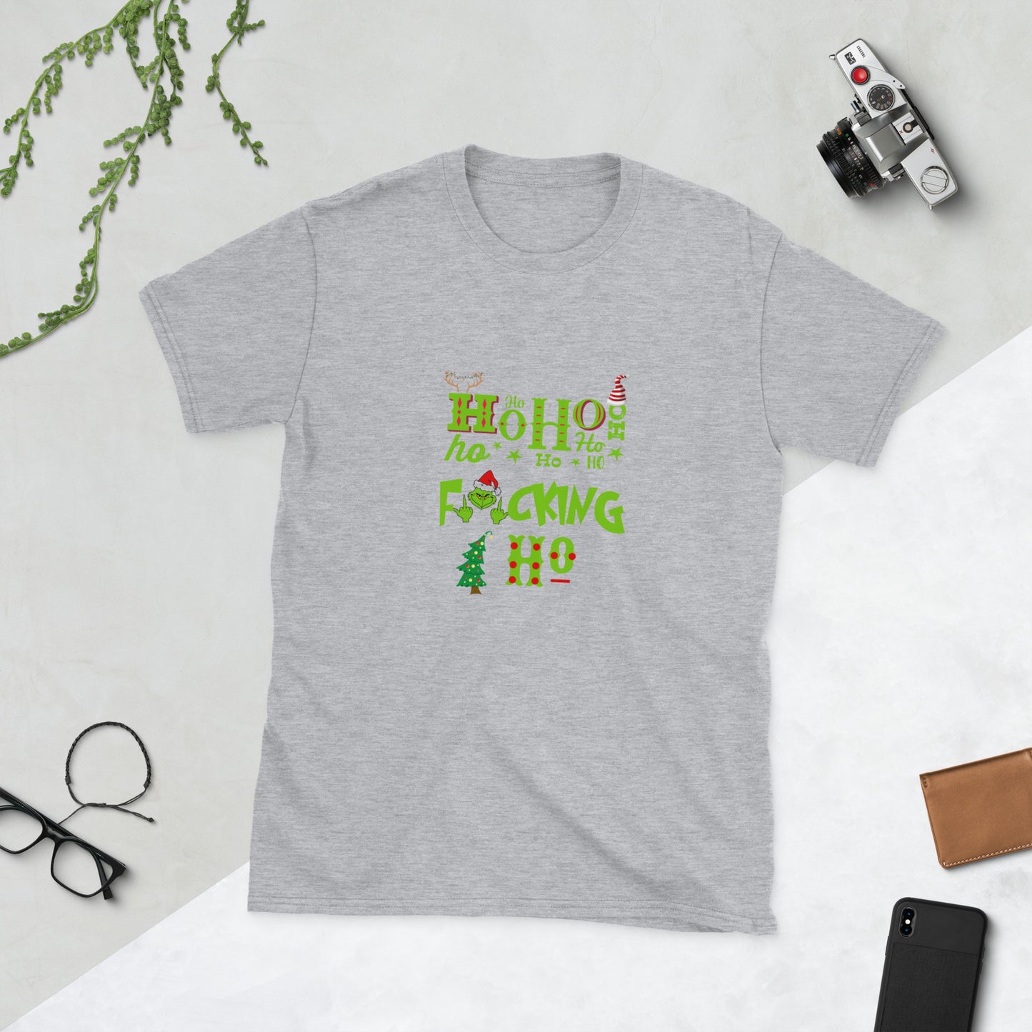 Ho fucking ho Short-Sleeve Unisex T-Shirt