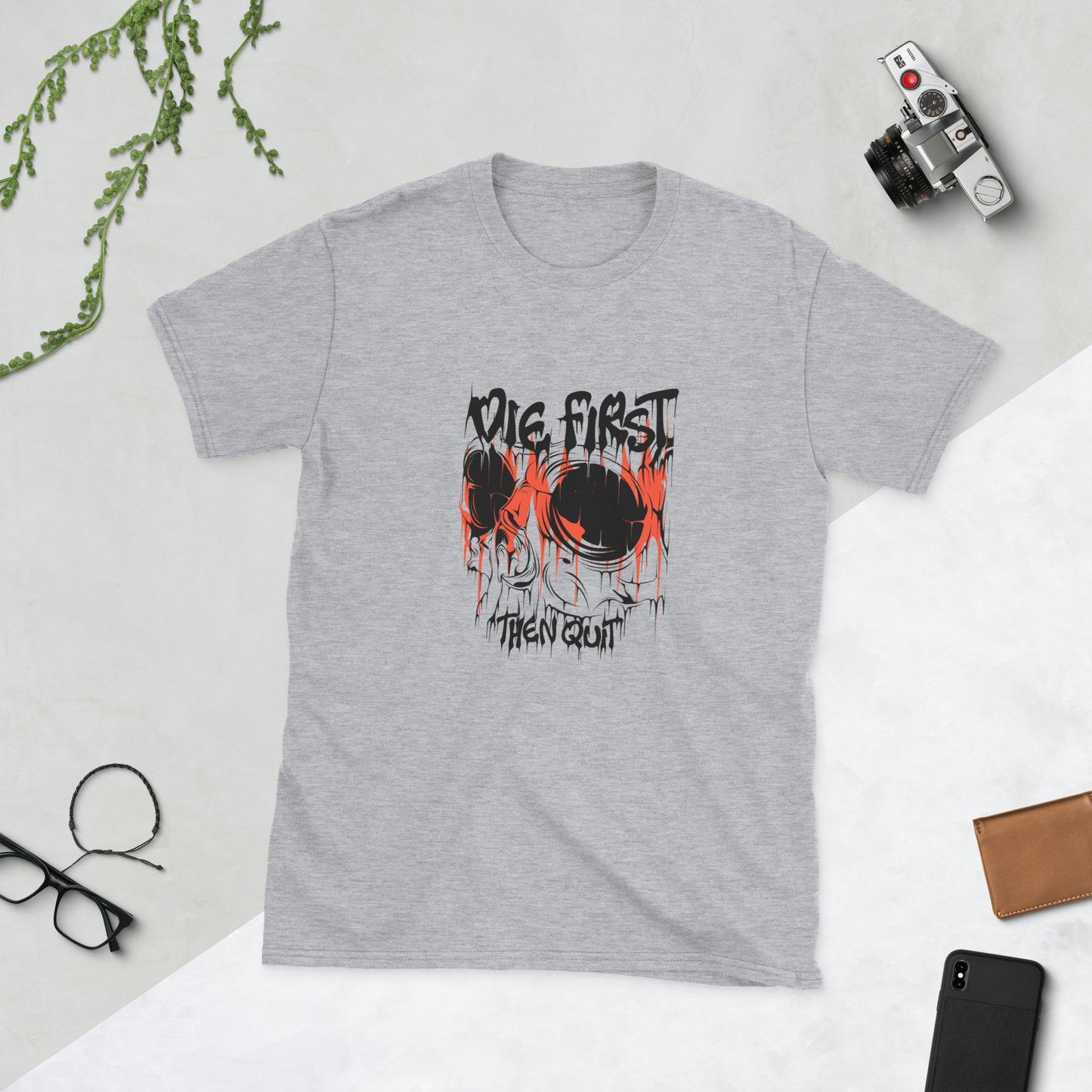 Die first Short-Sleeve Unisex T-Shirt