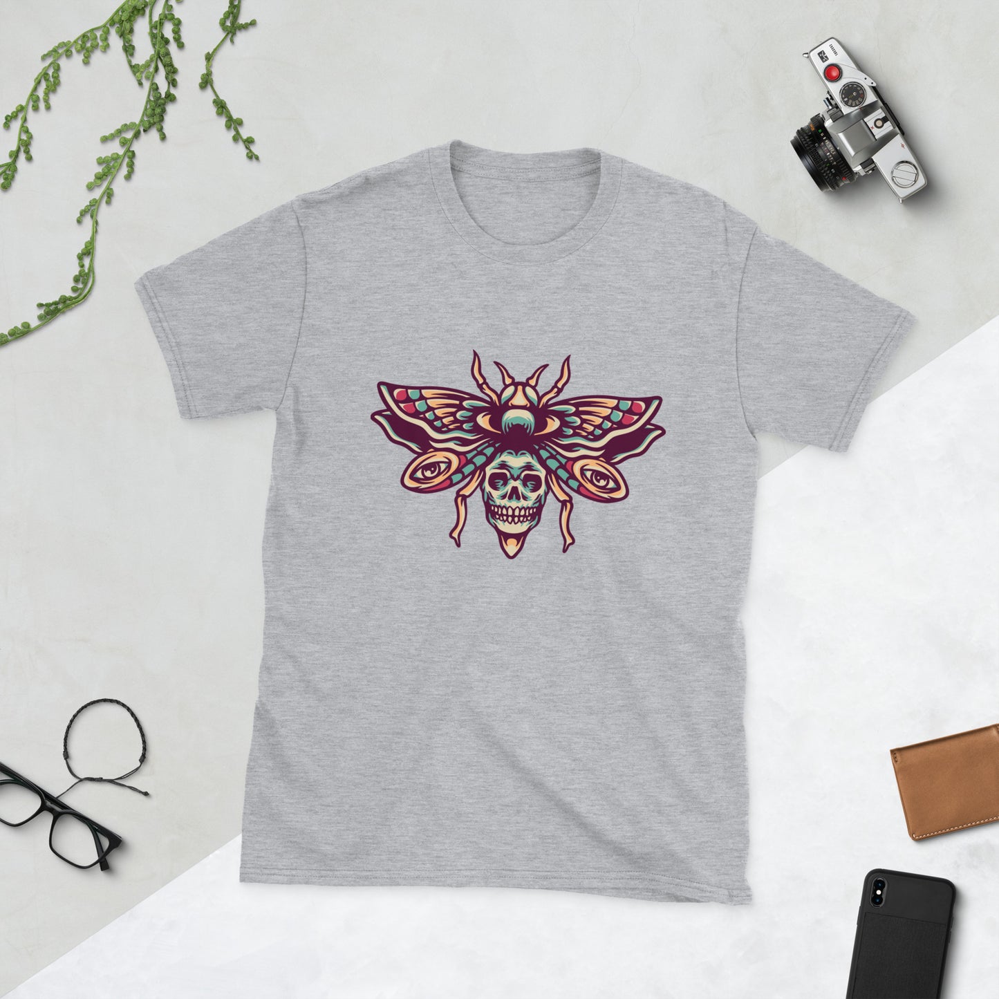 Skeleton insect Short-Sleeve Unisex T-Shirt