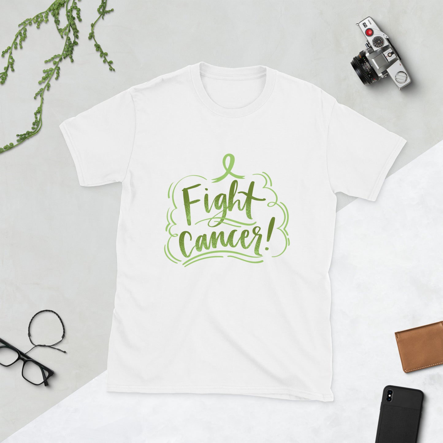 Fight cancer Short-Sleeve Unisex T-Shirt