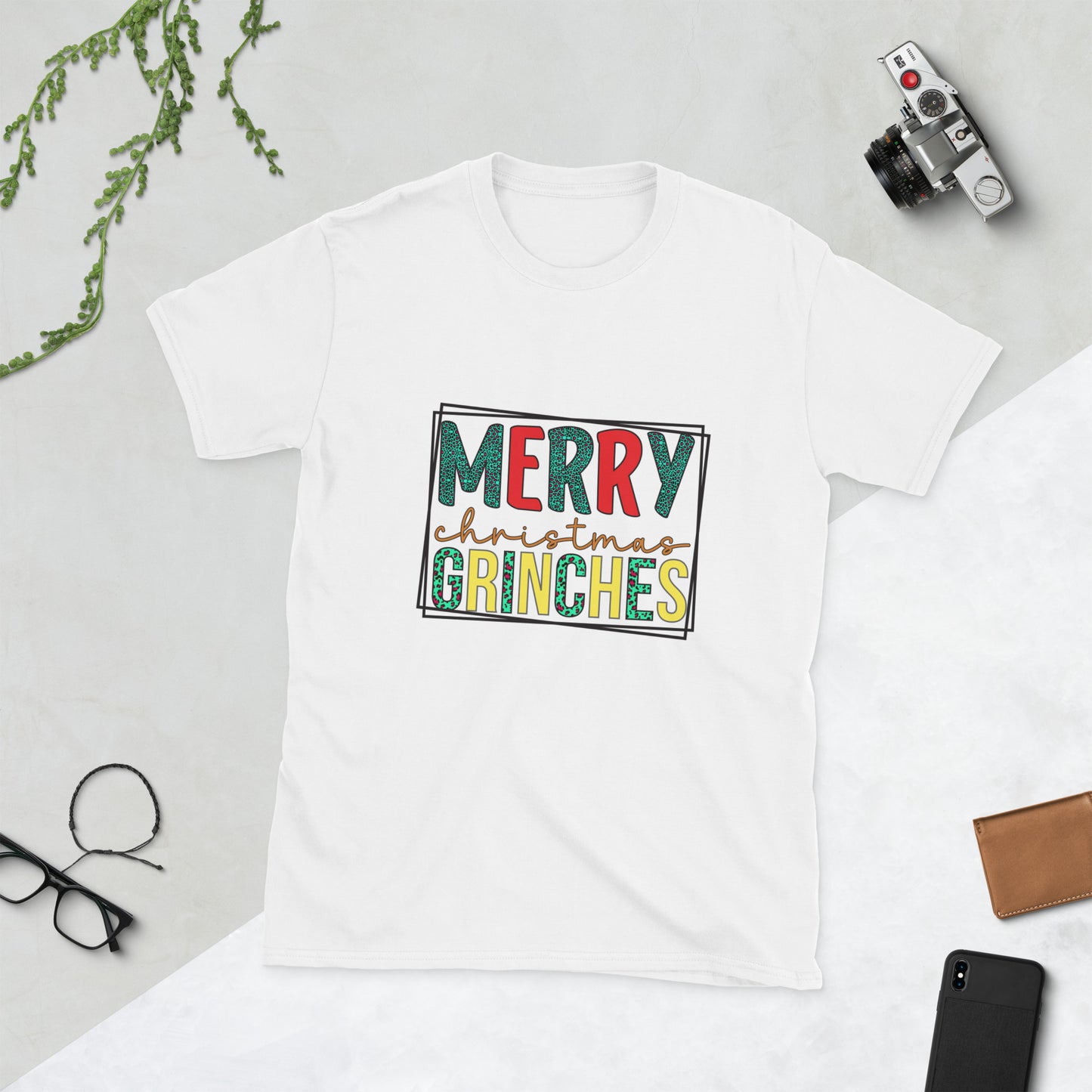 Merry Christmas grinches Short-Sleeve Unisex T-Shirt