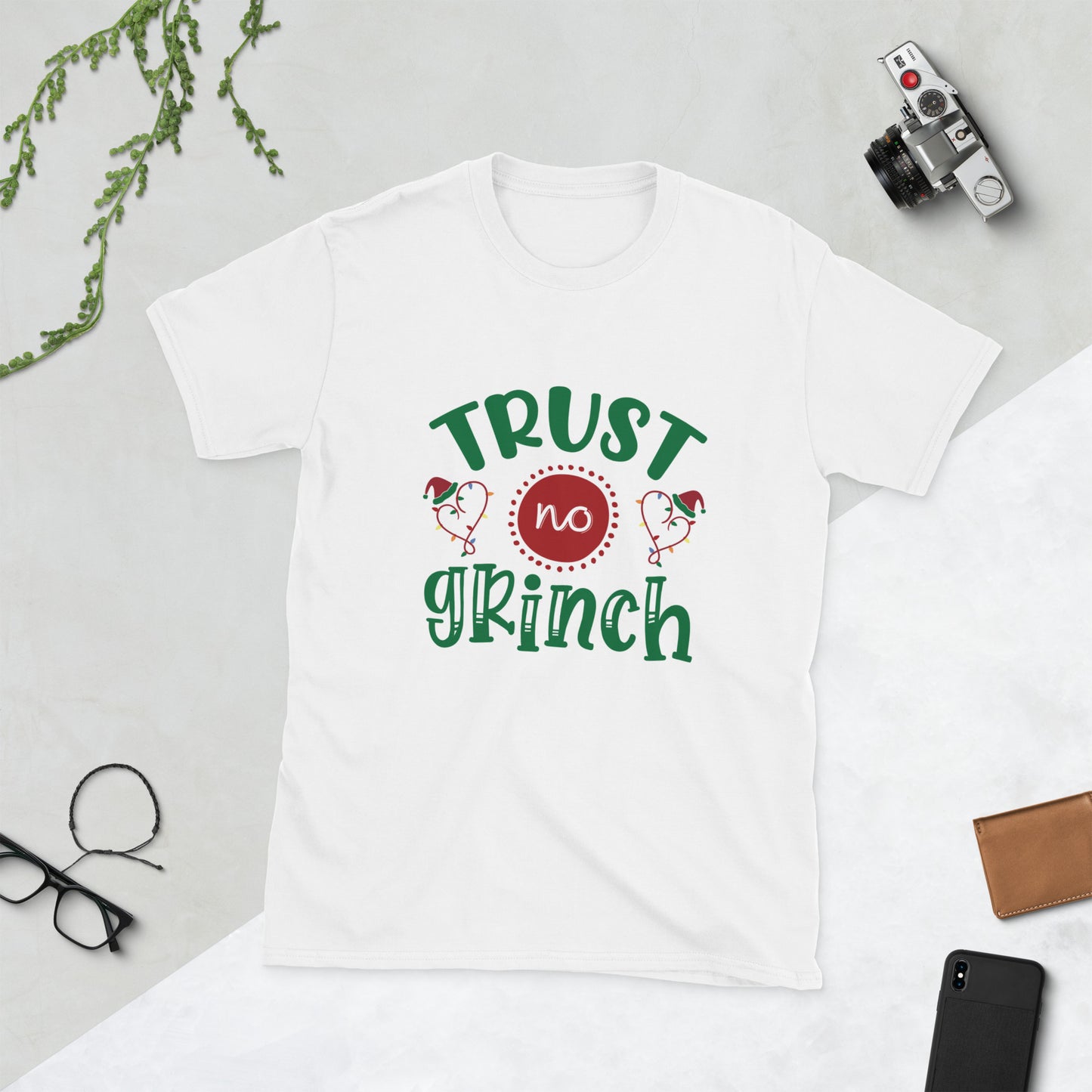 Trust no grinch Short-Sleeve Unisex T-Shirt