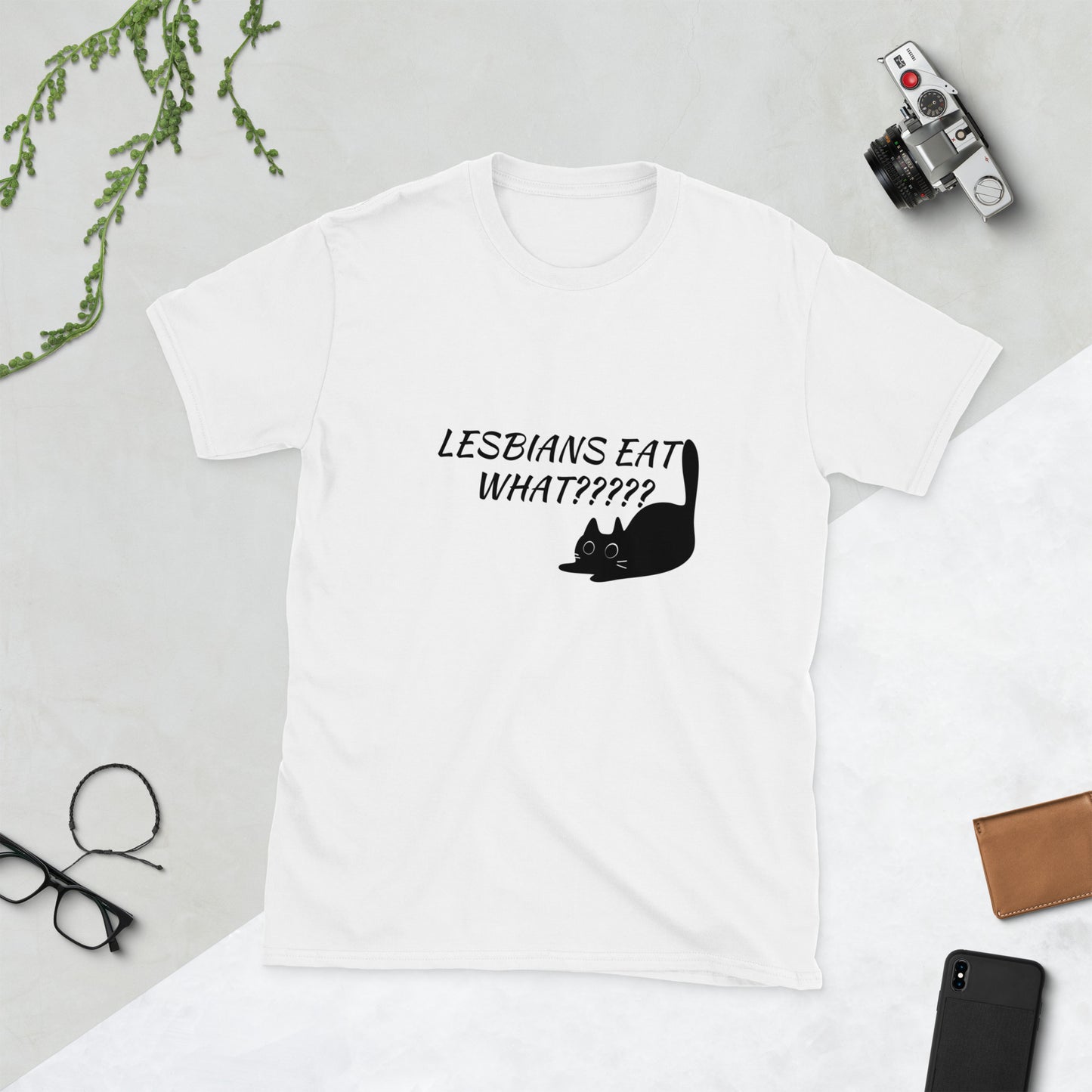 Lesbians eat what? Short-Sleeve Unisex T-Shirt