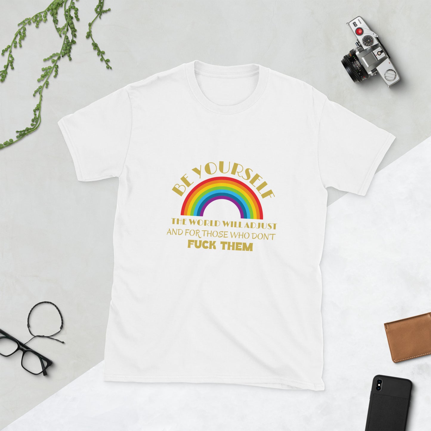 Be yourself Short-Sleeve Unisex T-Shirt