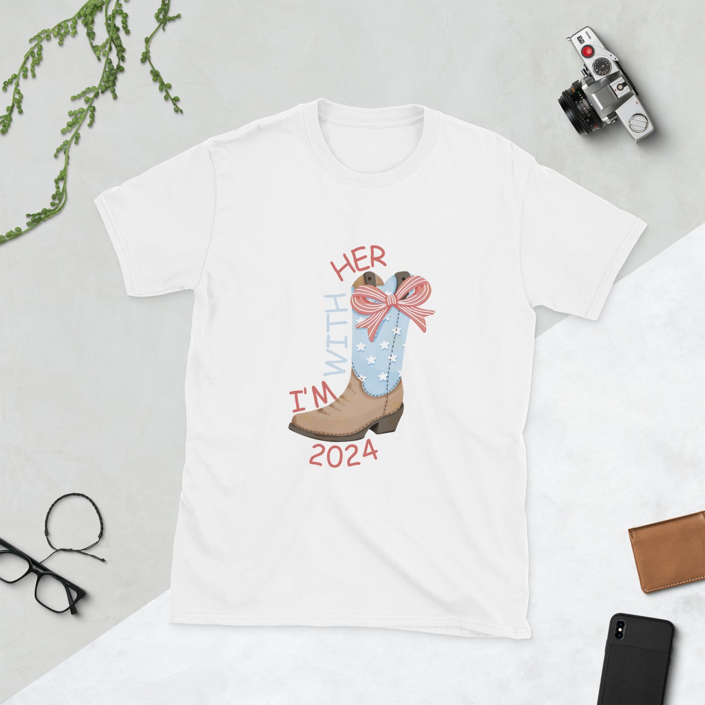I’m with her Short-Sleeve Unisex T-Shirt
