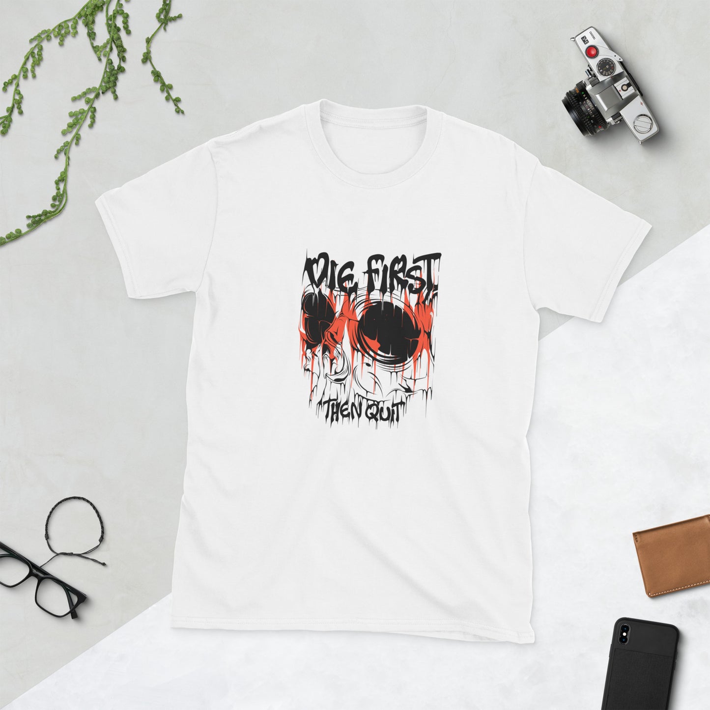 Die first Short-Sleeve Unisex T-Shirt