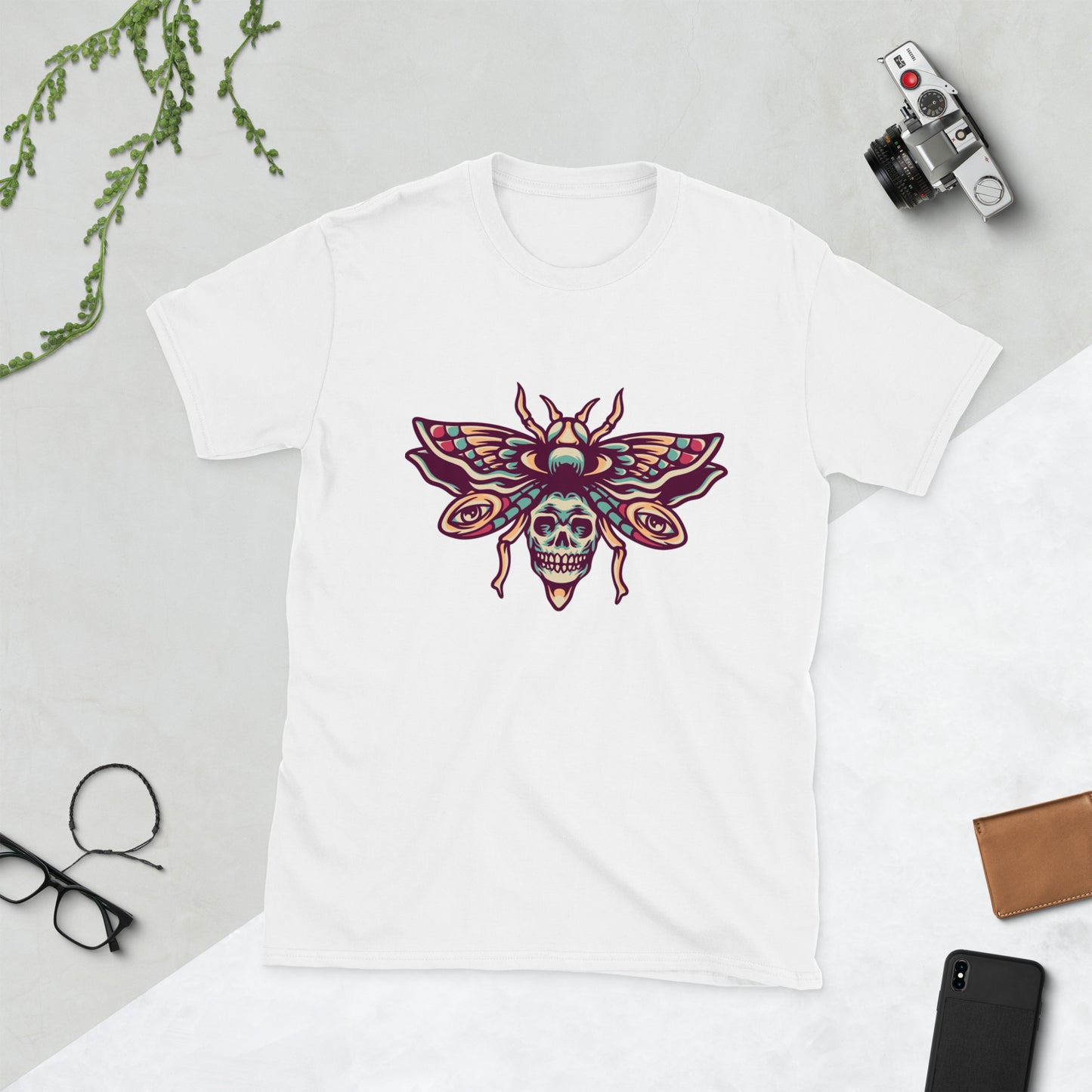 Skeleton insect Short-Sleeve Unisex T-Shirt