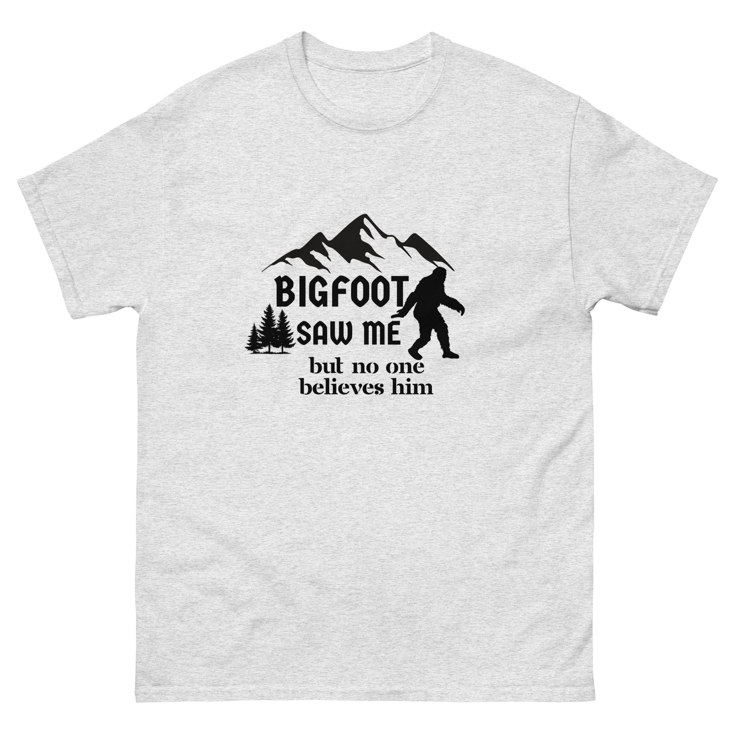 Bigfoot Saw me Unisex classic tee
