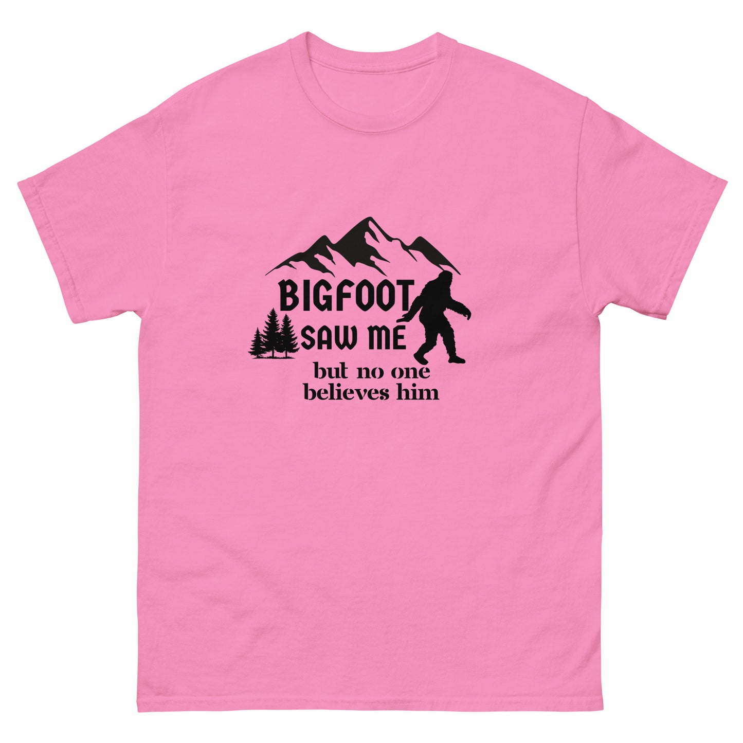 Bigfoot Saw me Unisex classic tee
