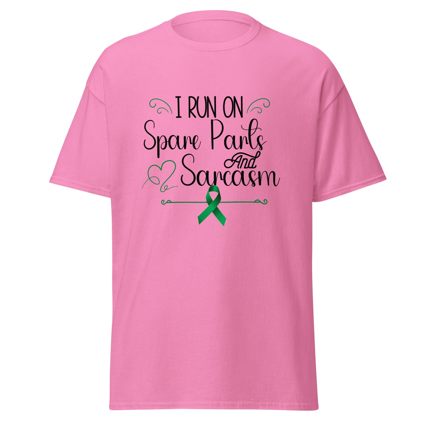 Run on spare parts and sarcasm Unisex classic tee