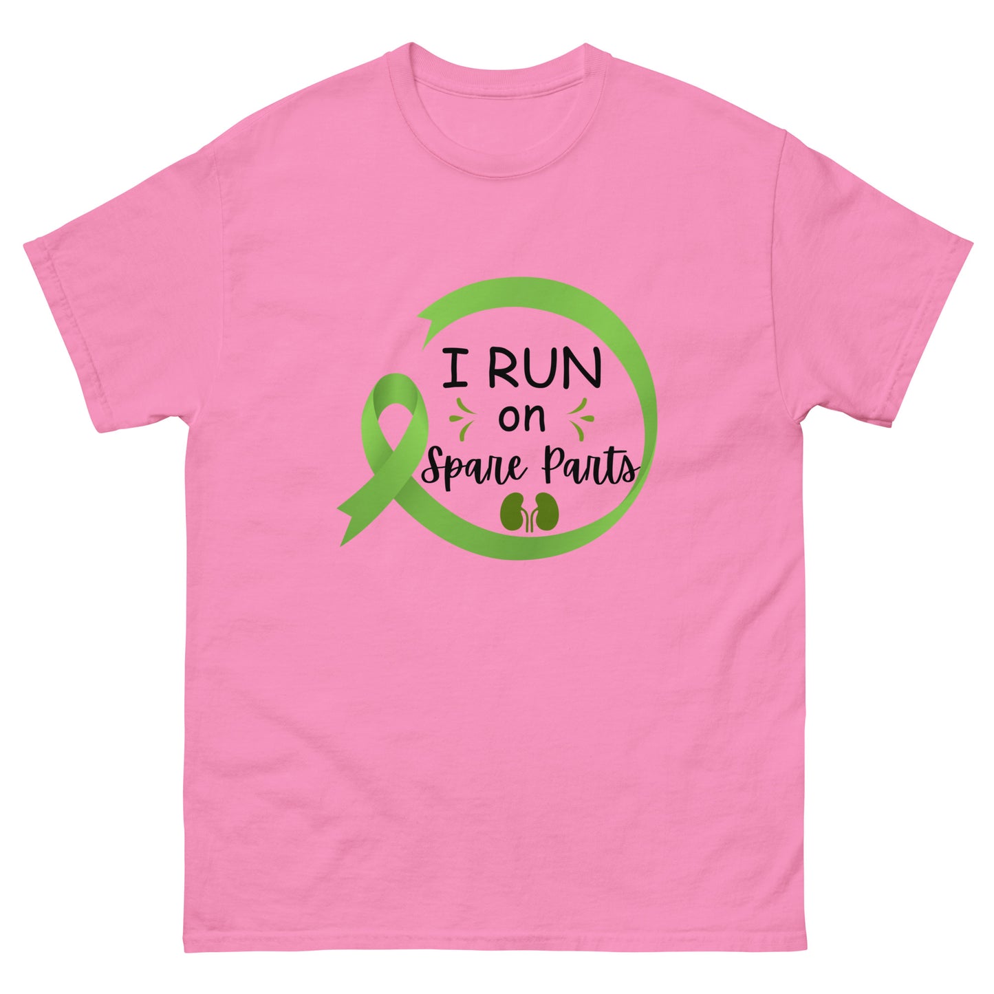 I run on spare parts Unisex classic tee