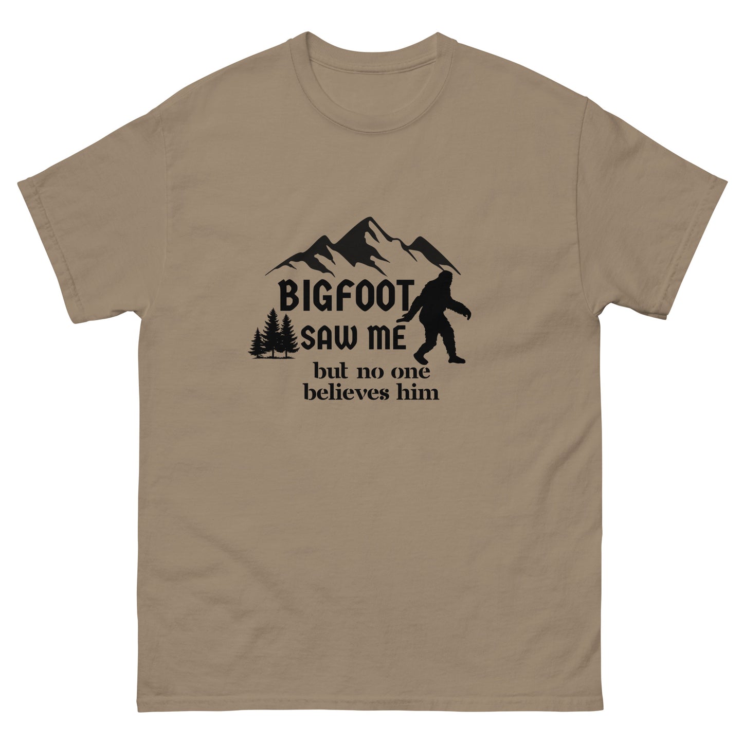 Bigfoot Saw me Unisex classic tee