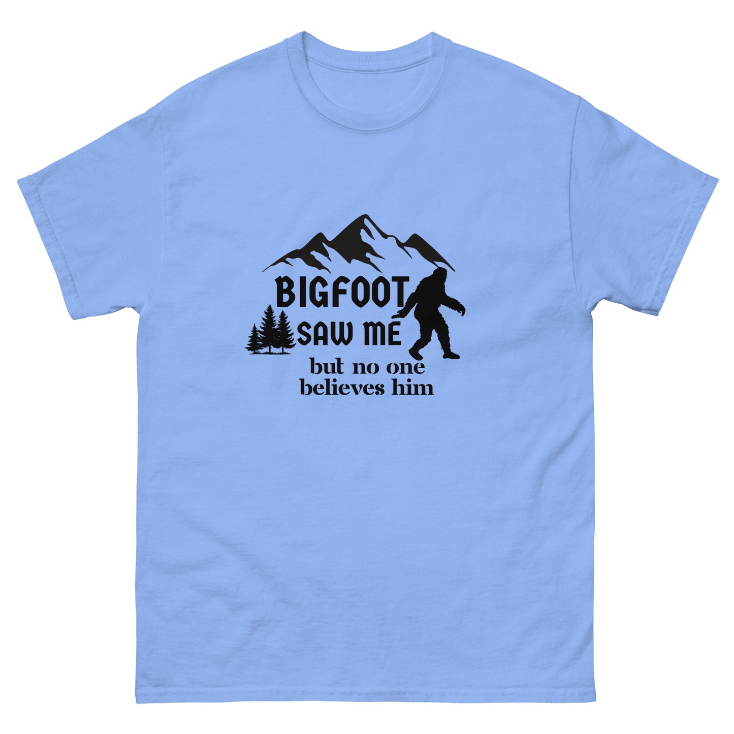 Bigfoot Saw me Unisex classic tee