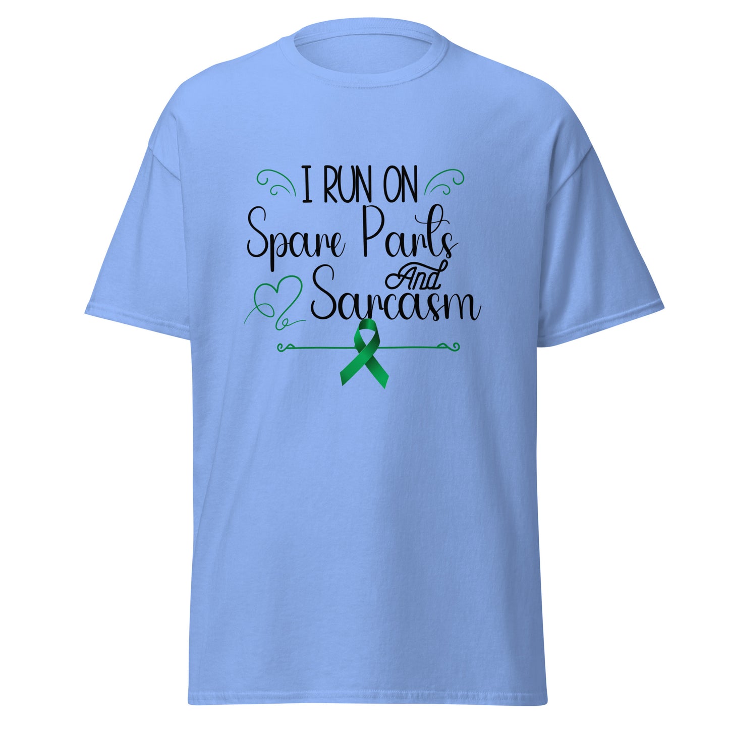 Run on spare parts and sarcasm Unisex classic tee
