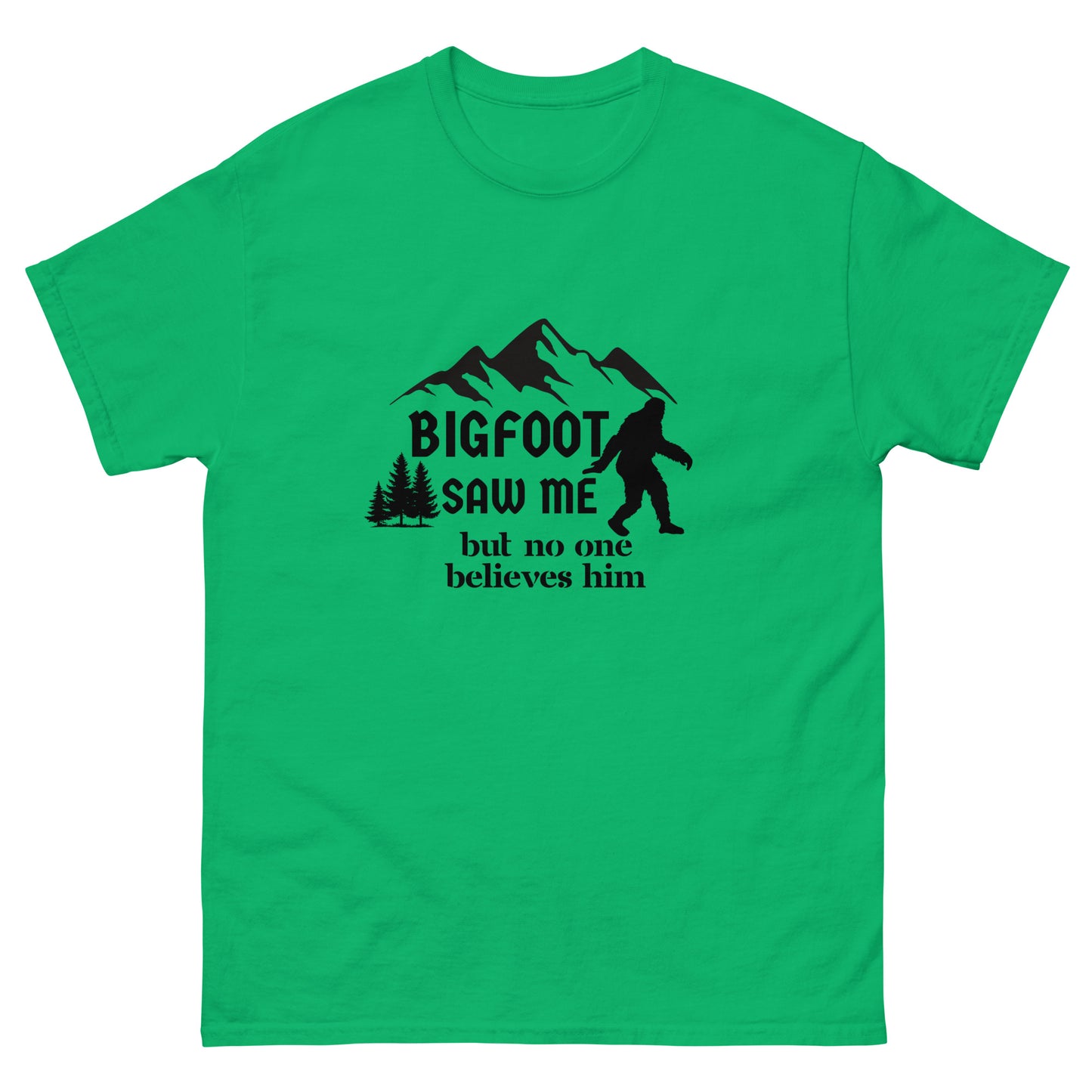 Bigfoot Saw me Unisex classic tee