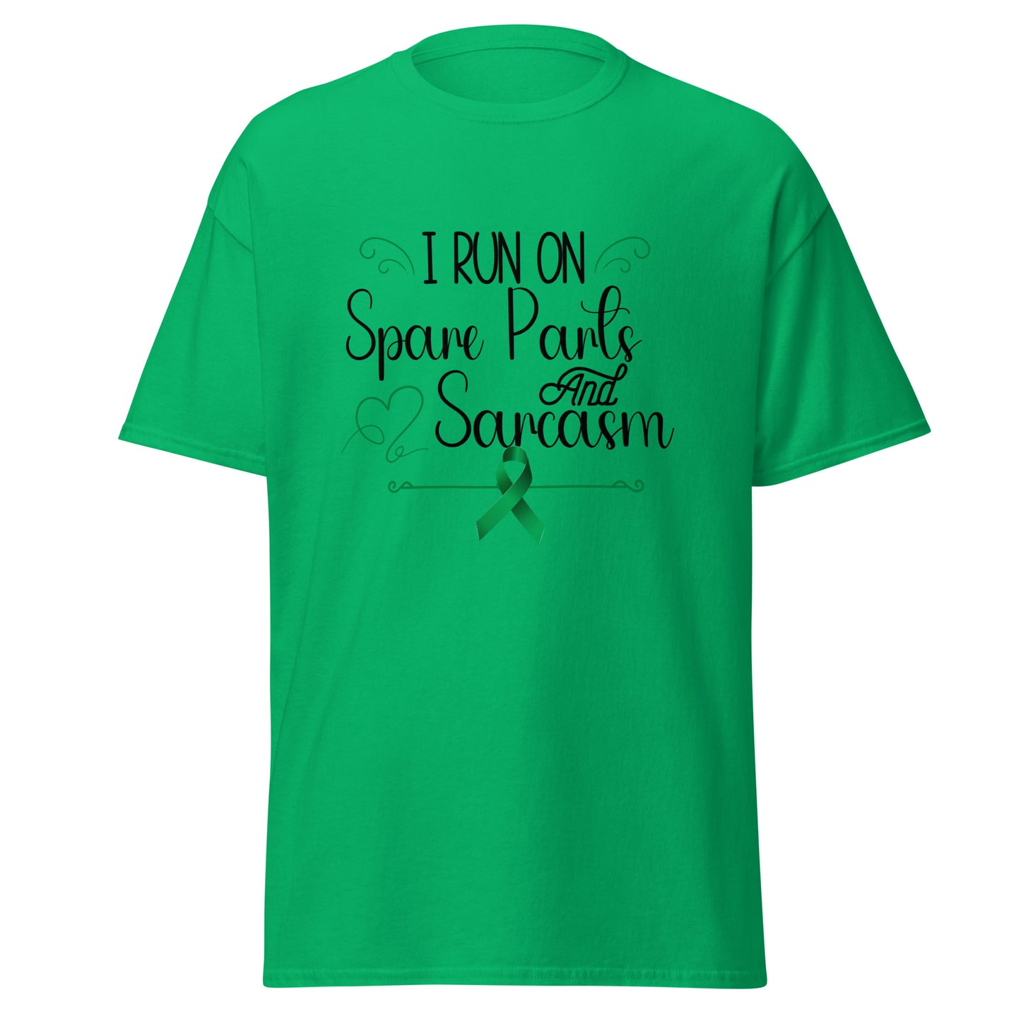 Run on spare parts and sarcasm Unisex classic tee