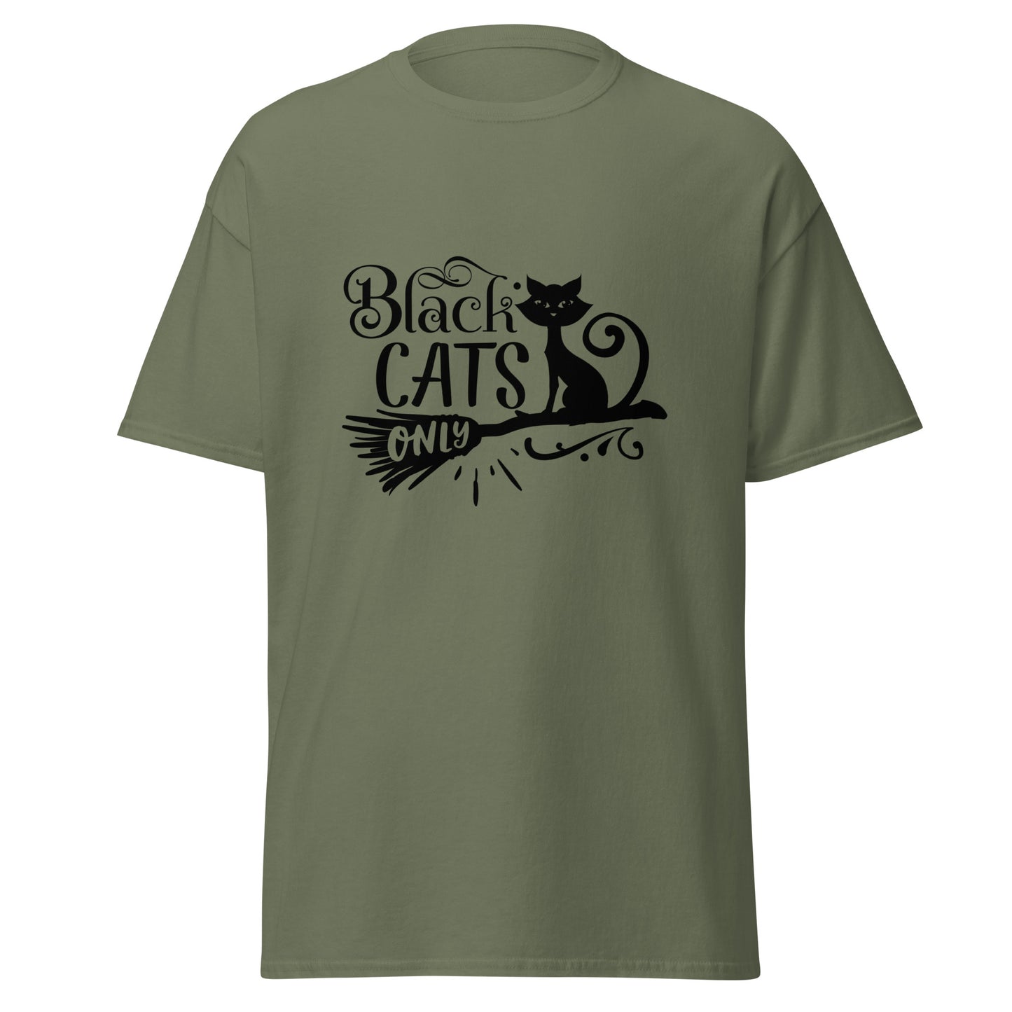 Black cats only Unisex classic tee