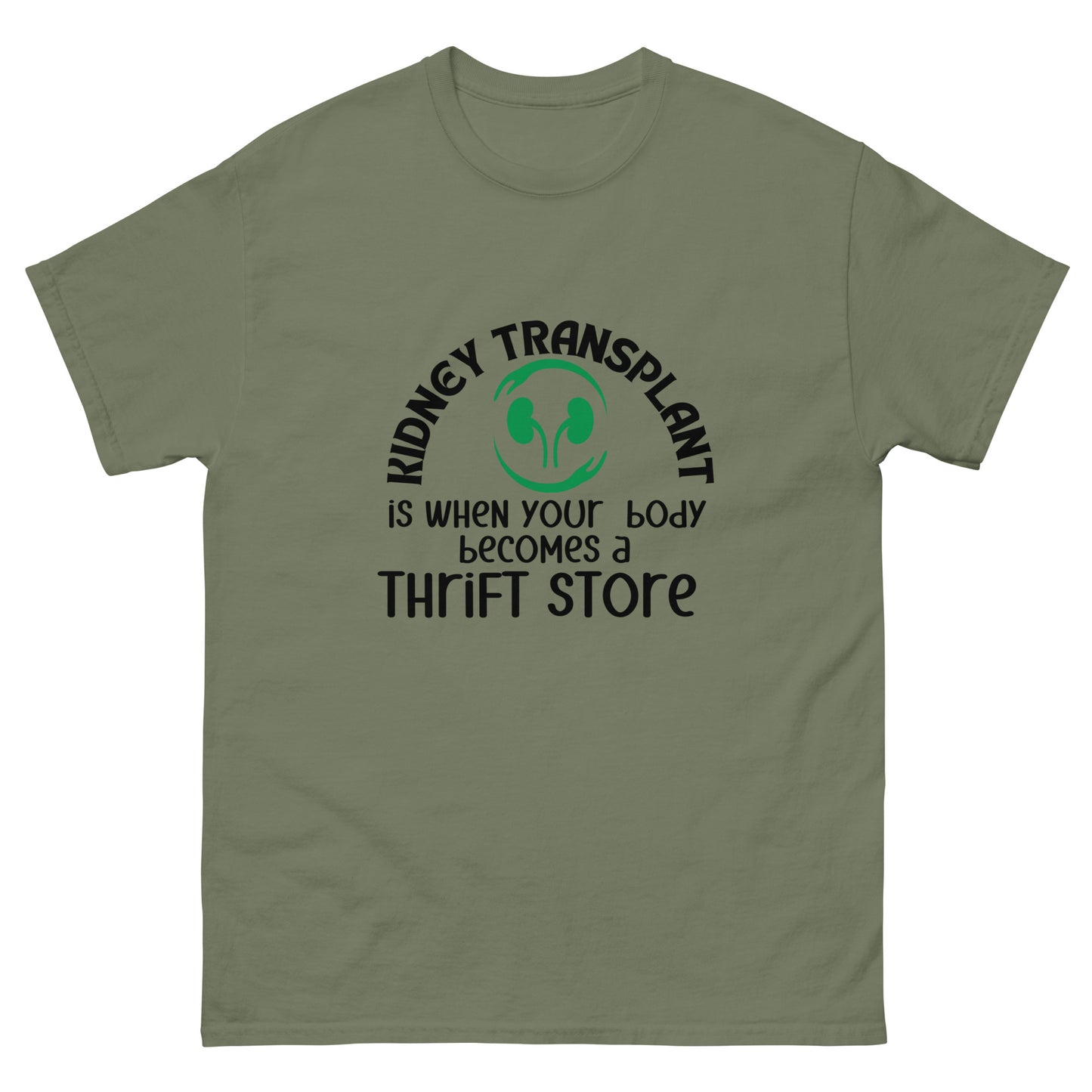 When your body becomes thrift store Unisex classic tee