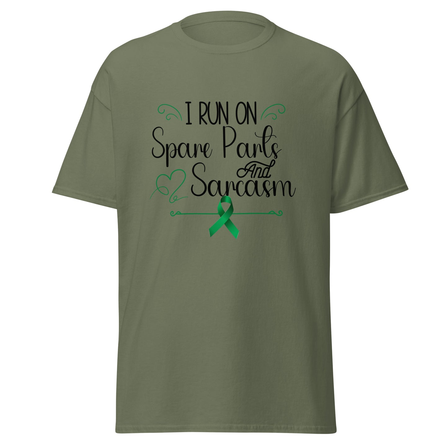 Run on spare parts and sarcasm Unisex classic tee