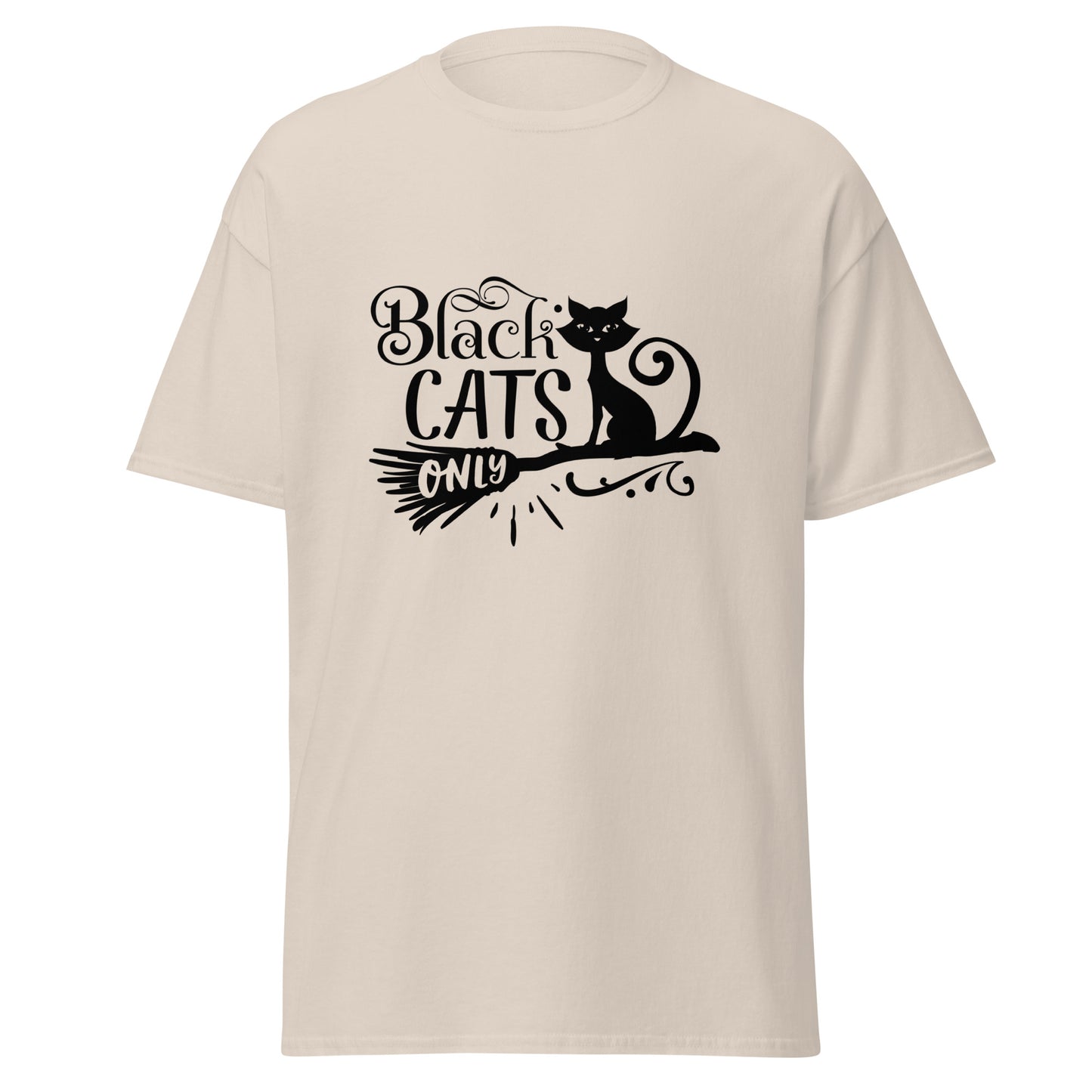 Black cats only Unisex classic tee