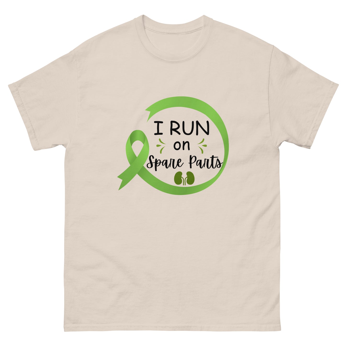 I run on spare parts Unisex classic tee
