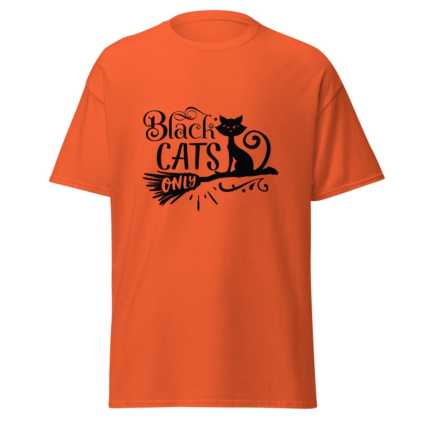 Black cats only Unisex classic tee