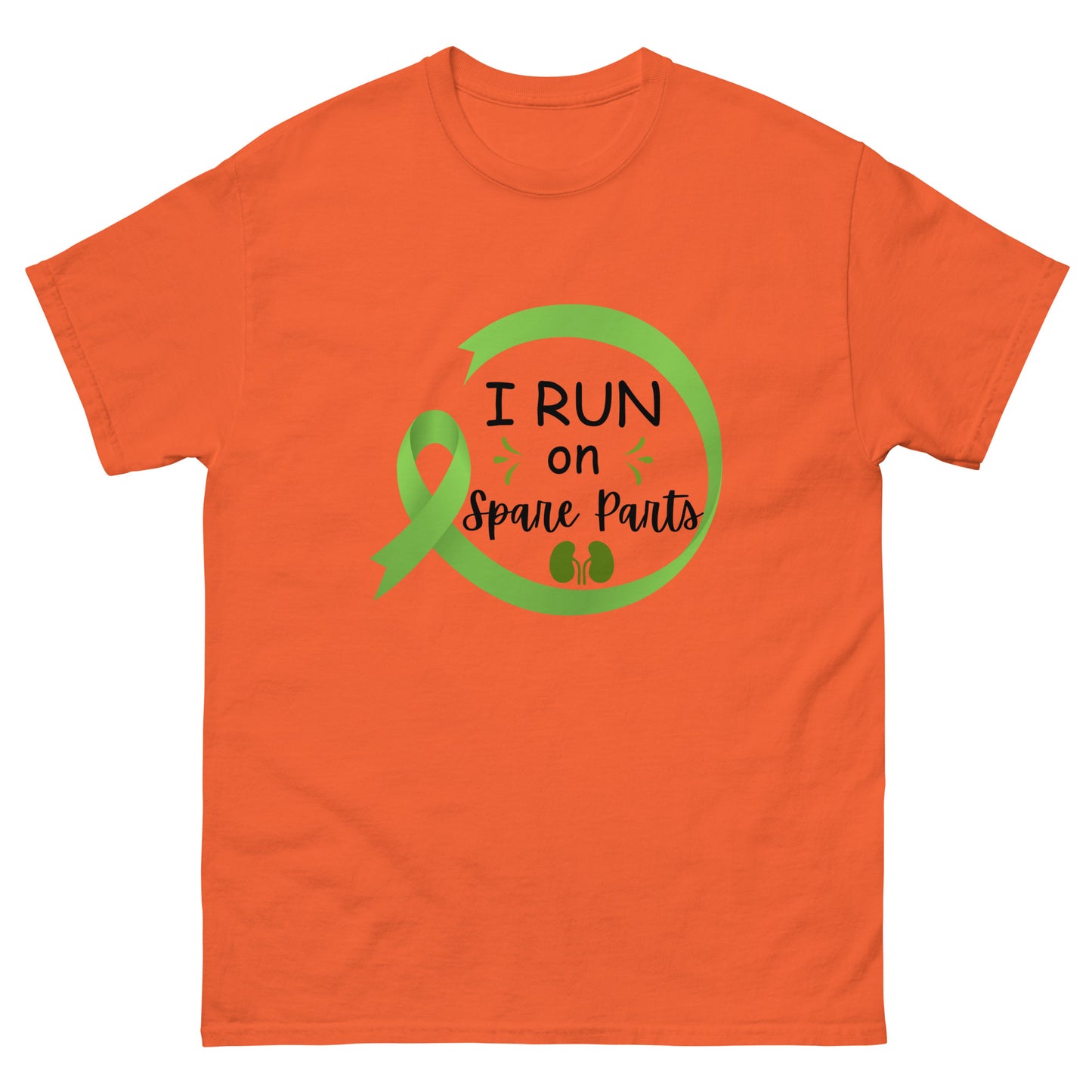 I run on spare parts Unisex classic tee