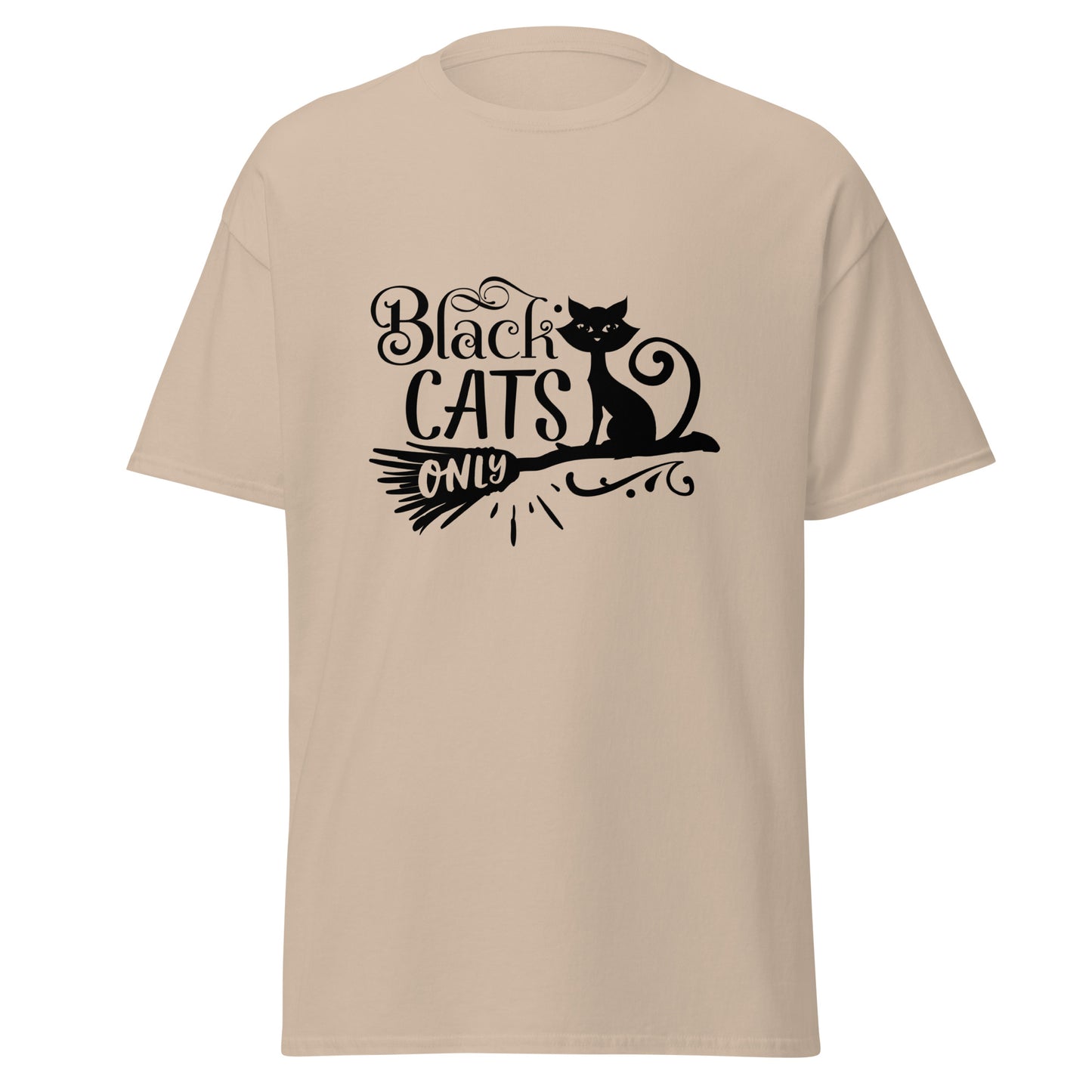 Black cats only Unisex classic tee