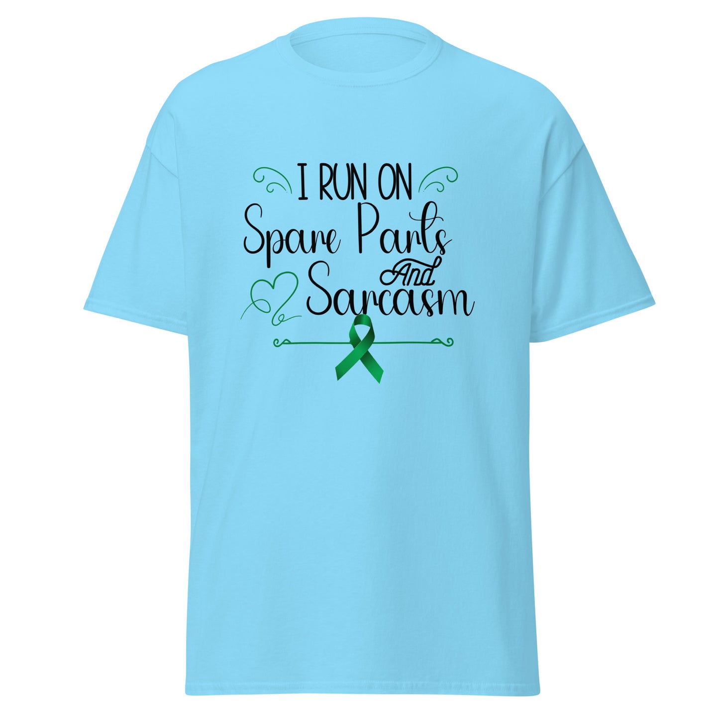 Run on spare parts and sarcasm Unisex classic tee