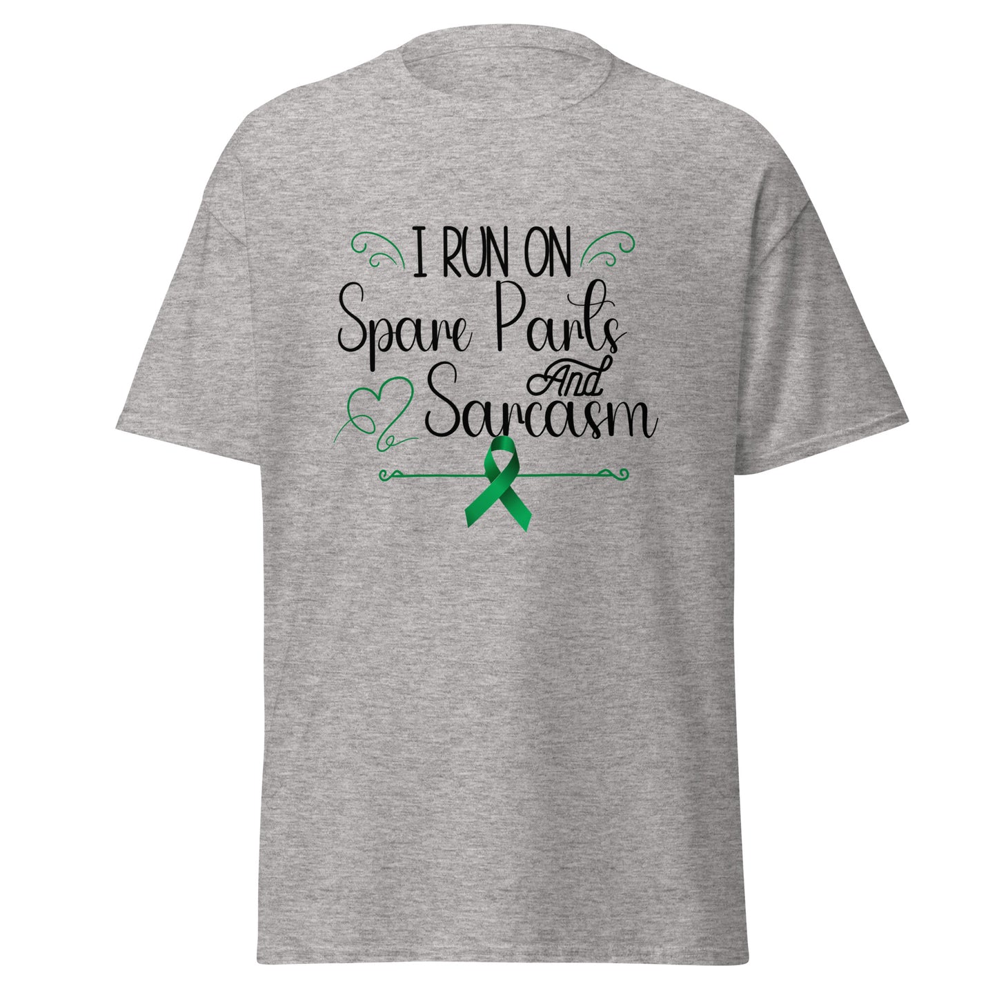 Run on spare parts and sarcasm Unisex classic tee