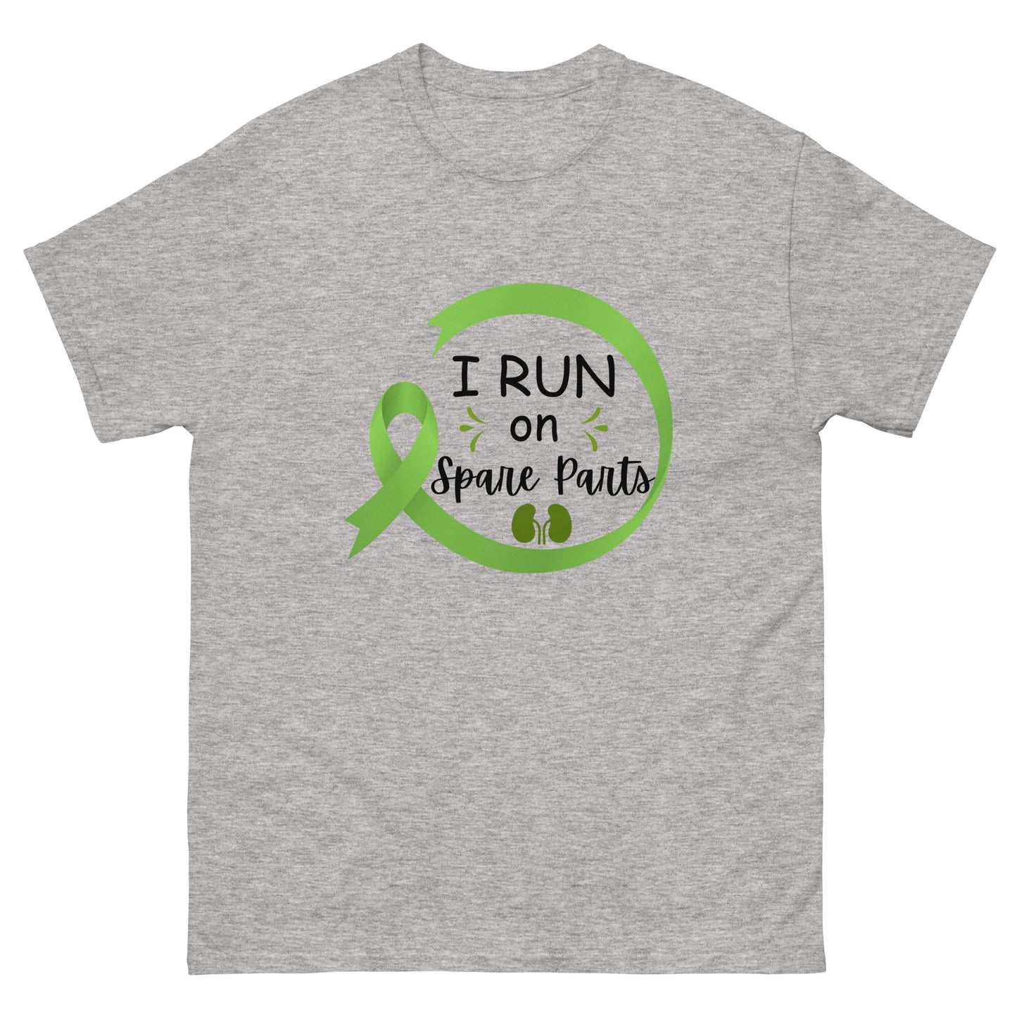 I run on spare parts Unisex classic tee