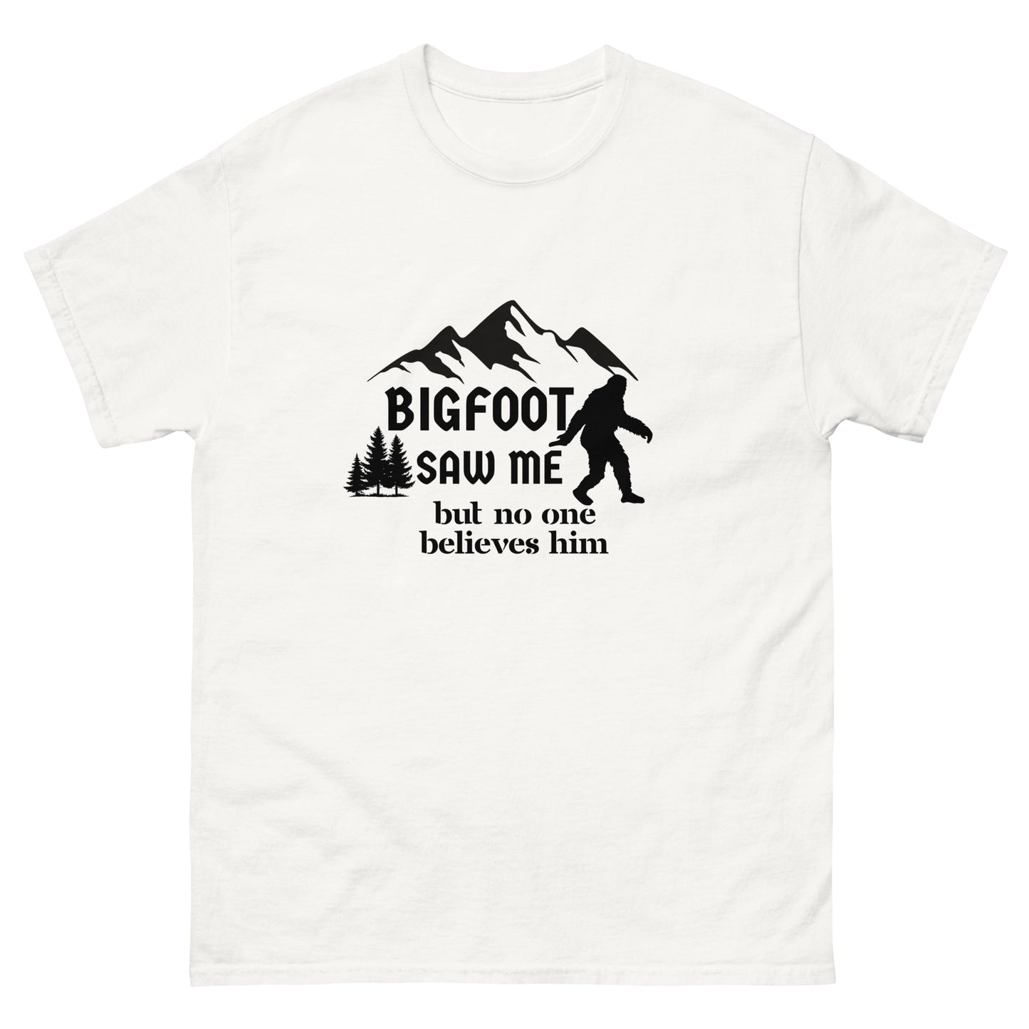 Bigfoot Saw me Unisex classic tee