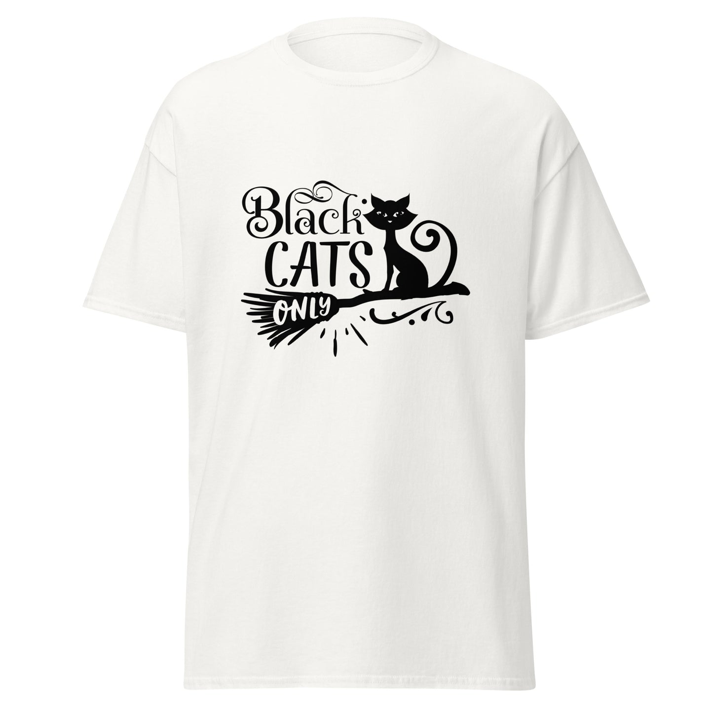 Black cats only Unisex classic tee