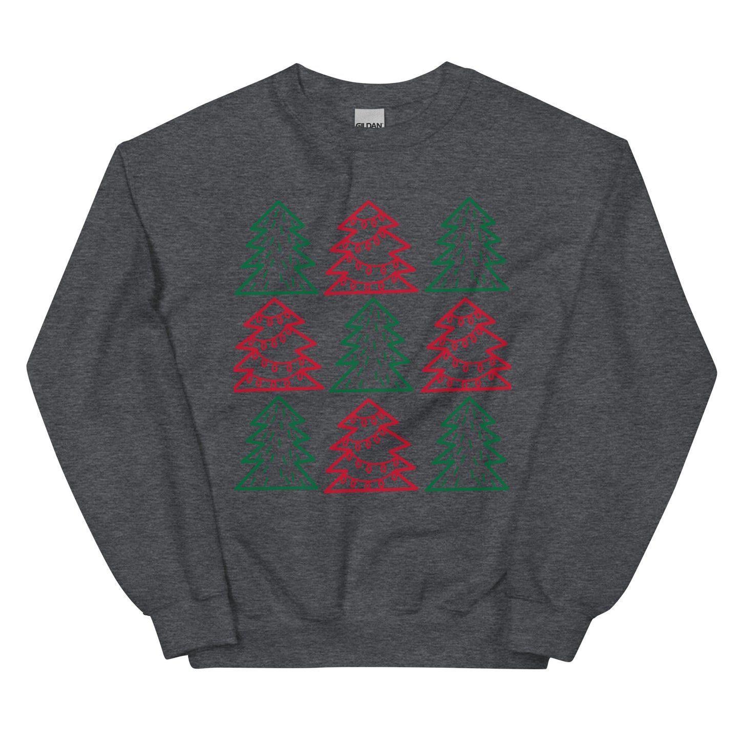 Christmas trees Unisex Sweatshirt