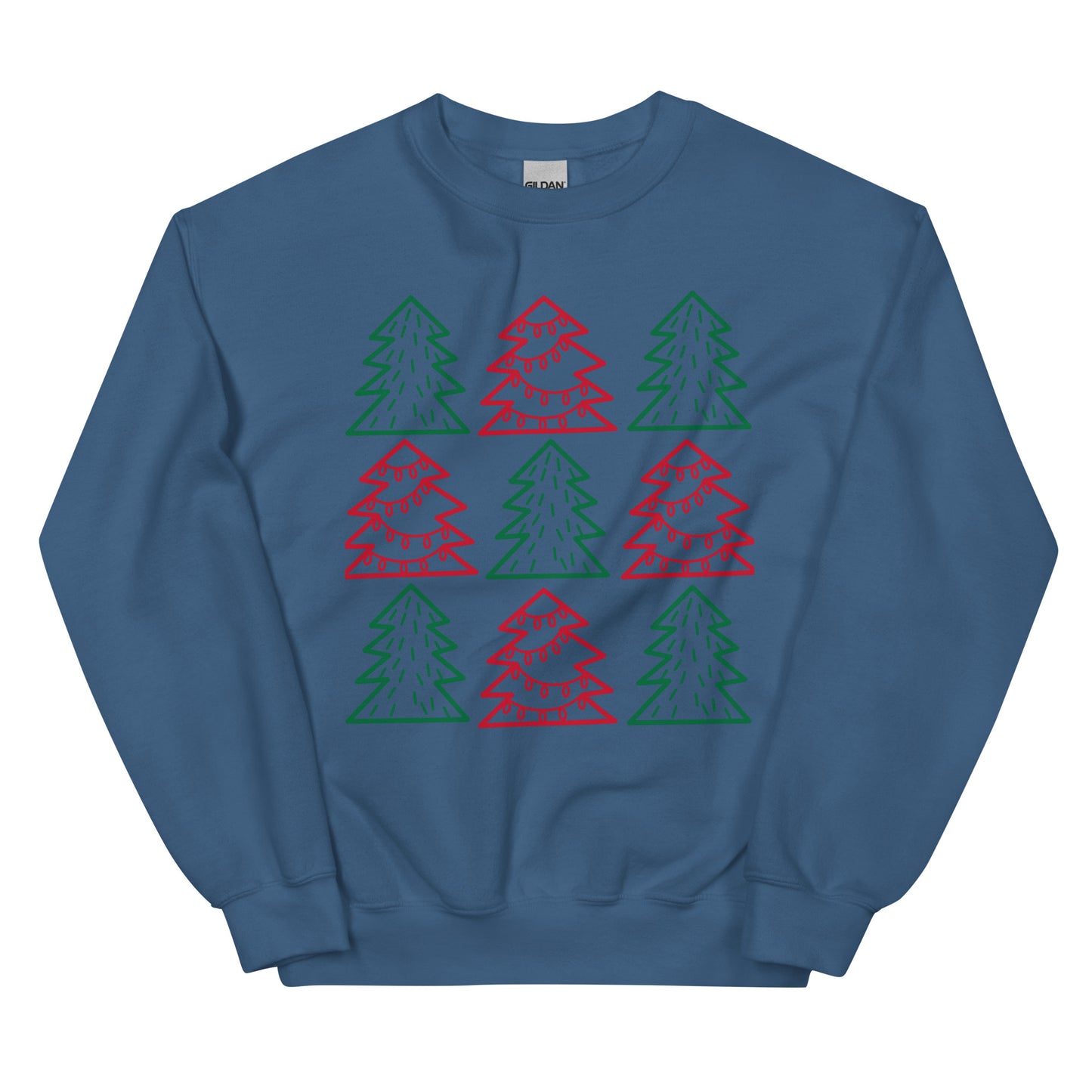 Christmas trees Unisex Sweatshirt